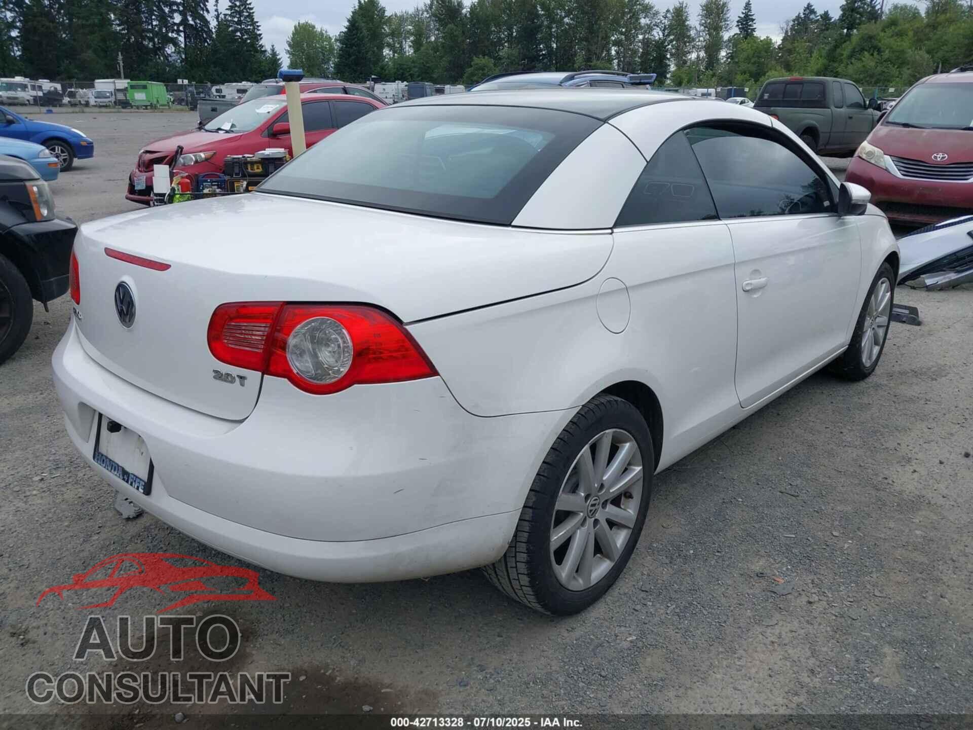 VOLKSWAGEN EOS 2009 - WVWBA71F09V011663