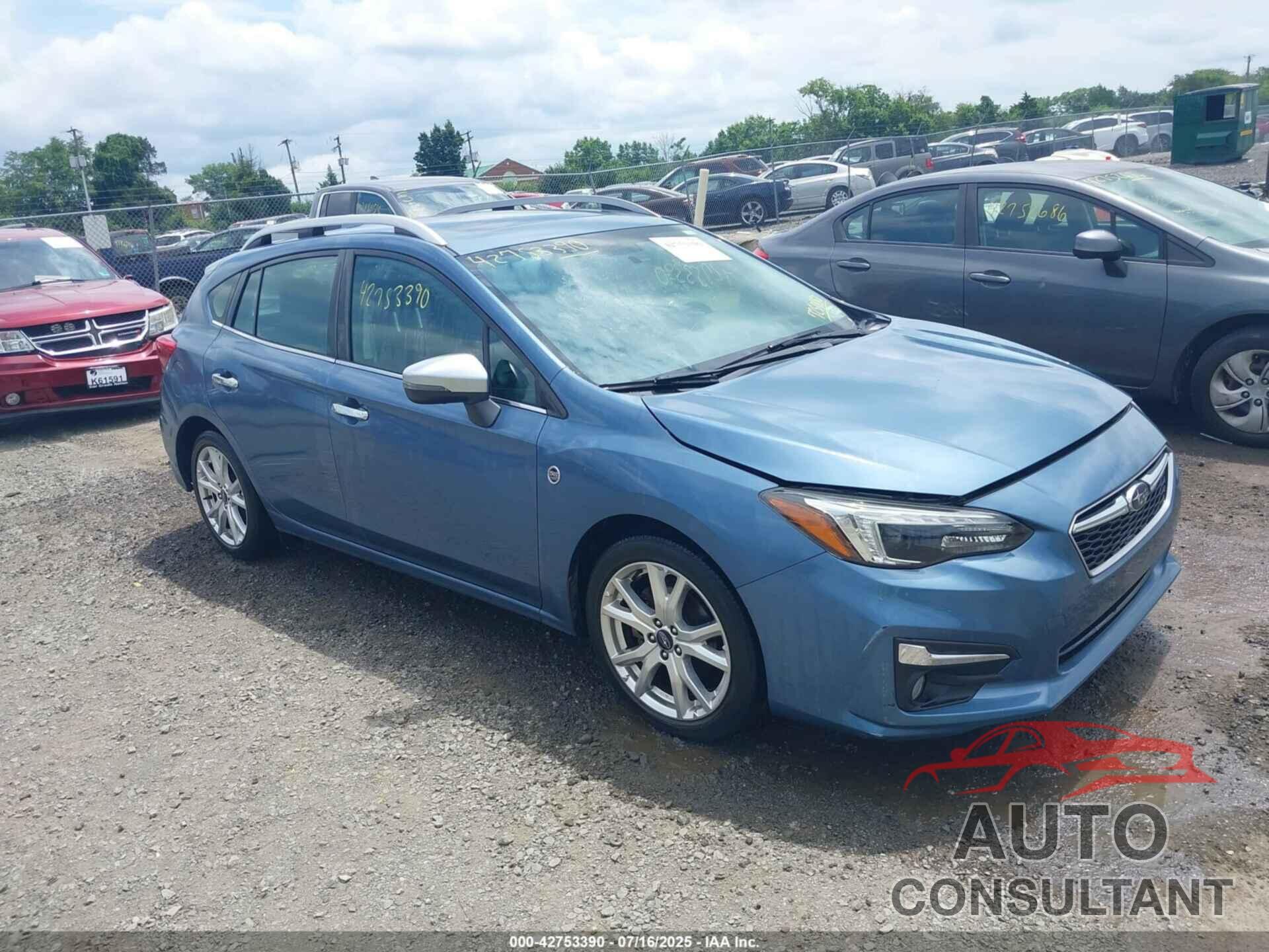 SUBARU IMPREZA 2018 - 4S3GTAU64J3725000