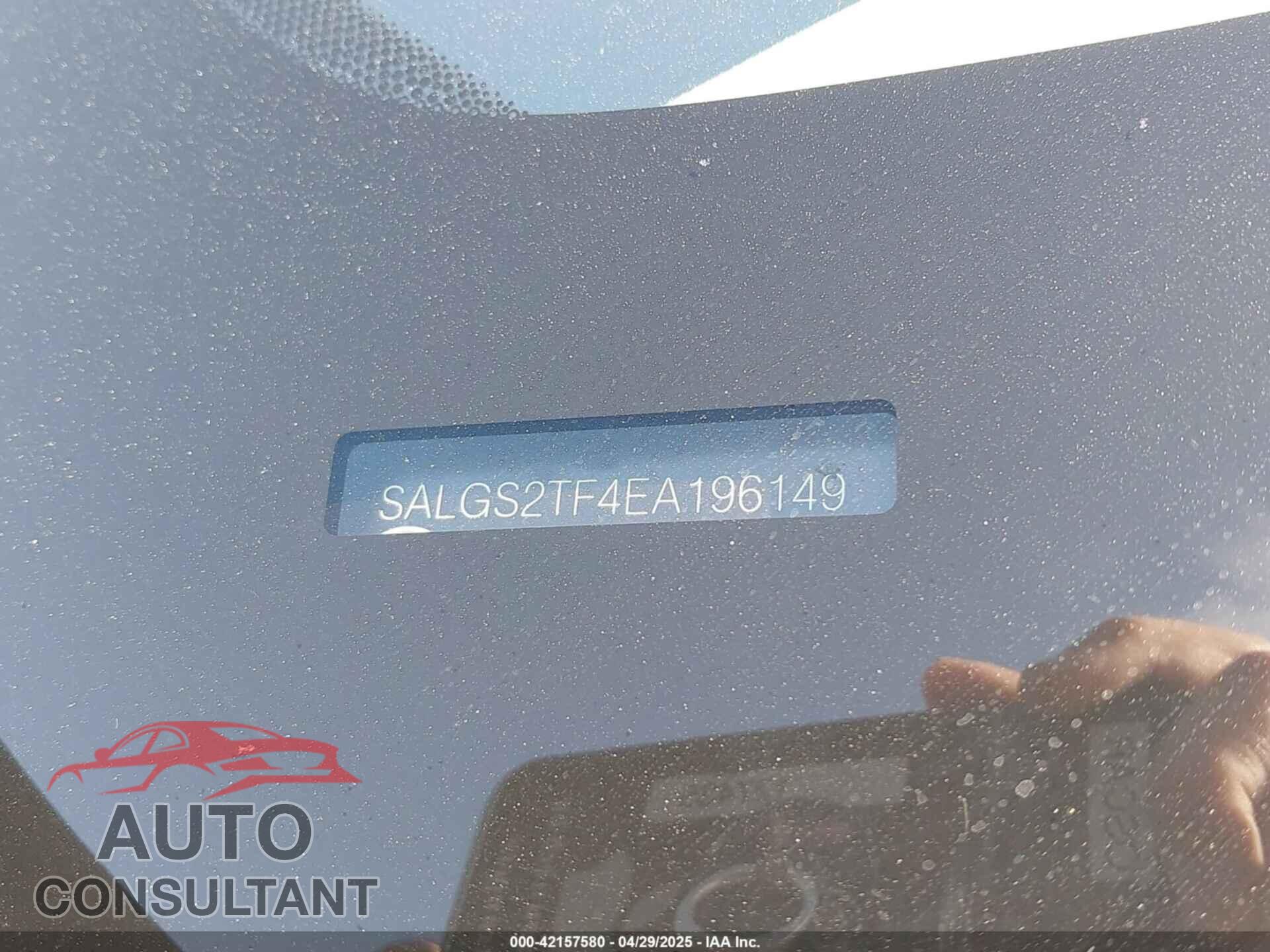 LAND ROVER RANGE ROVER 2014 - SALGS2TF4EA196149