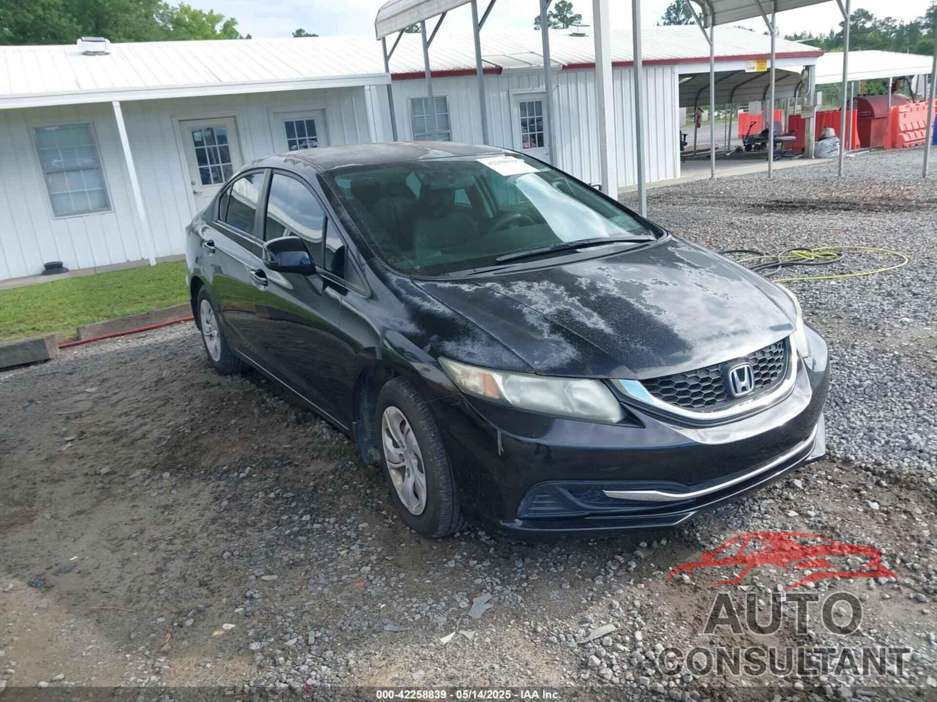 HONDA CIVIC 2013 - 2HGFB2F5XDH526402
