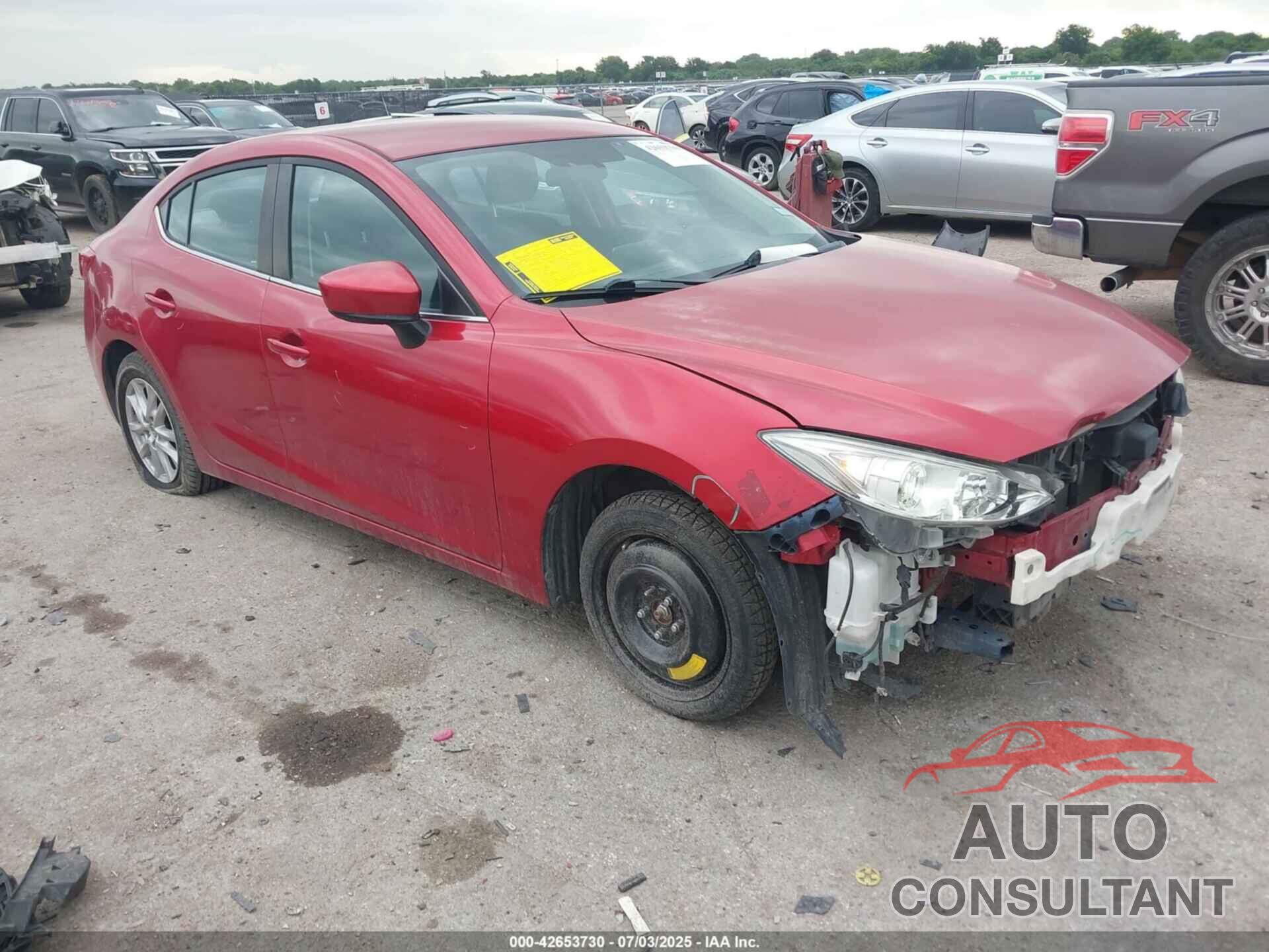 MAZDA MAZDA3 2016 - JM1BM1U7XG1305312