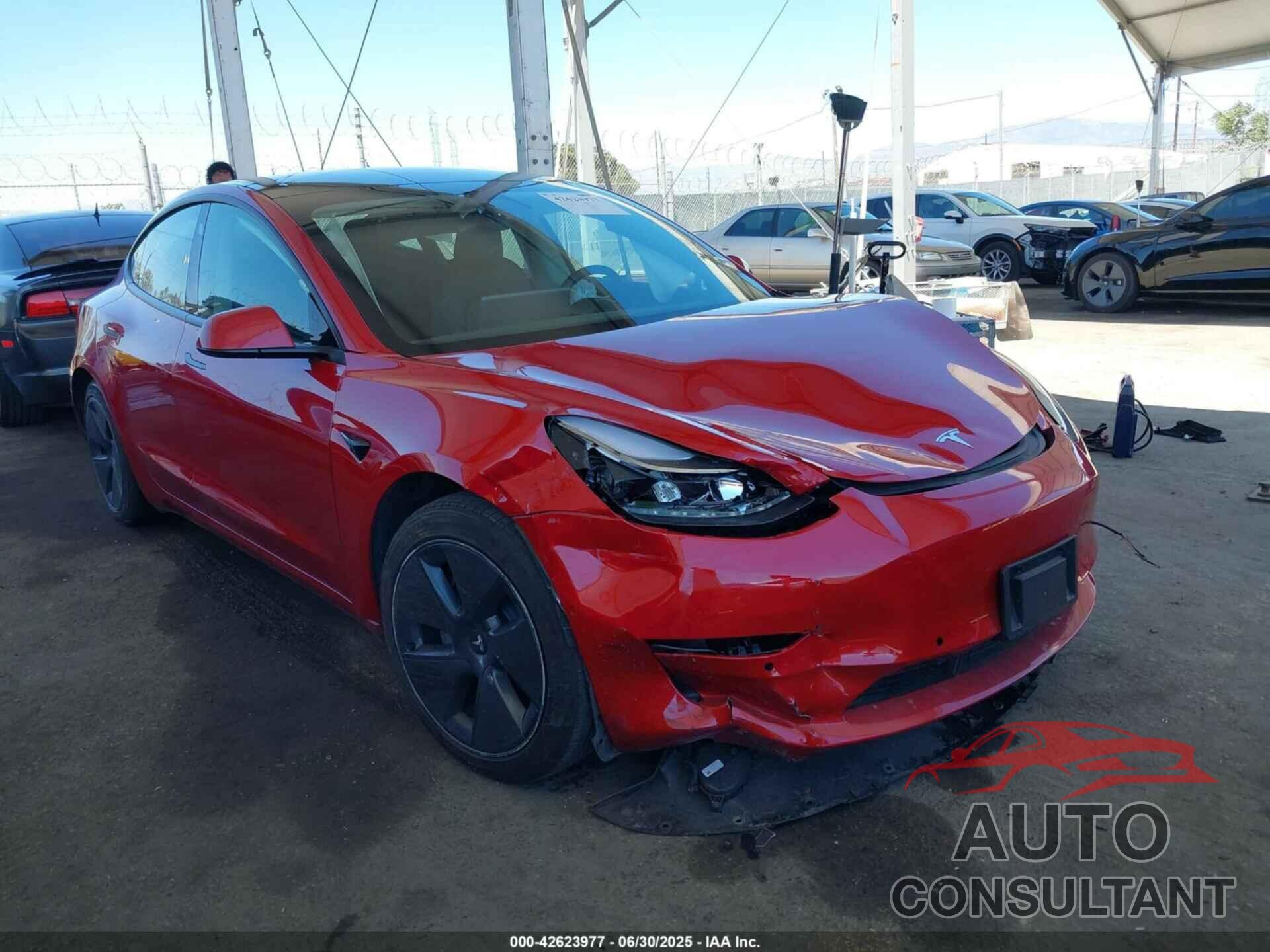 TESLA MODEL 3 2022 - 5YJ3E1EA3NF131986