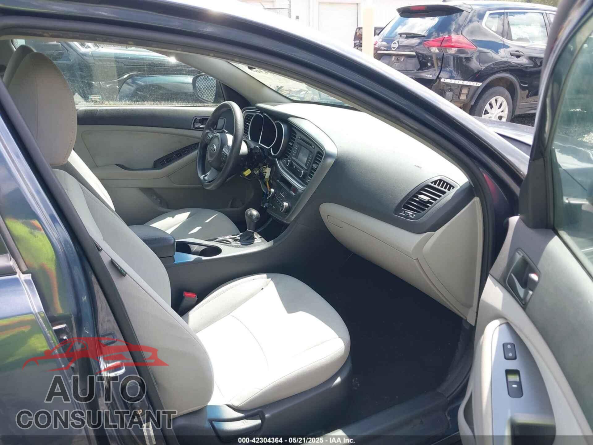 KIA OPTIMA 2015 - KNAGM4A74F5590332