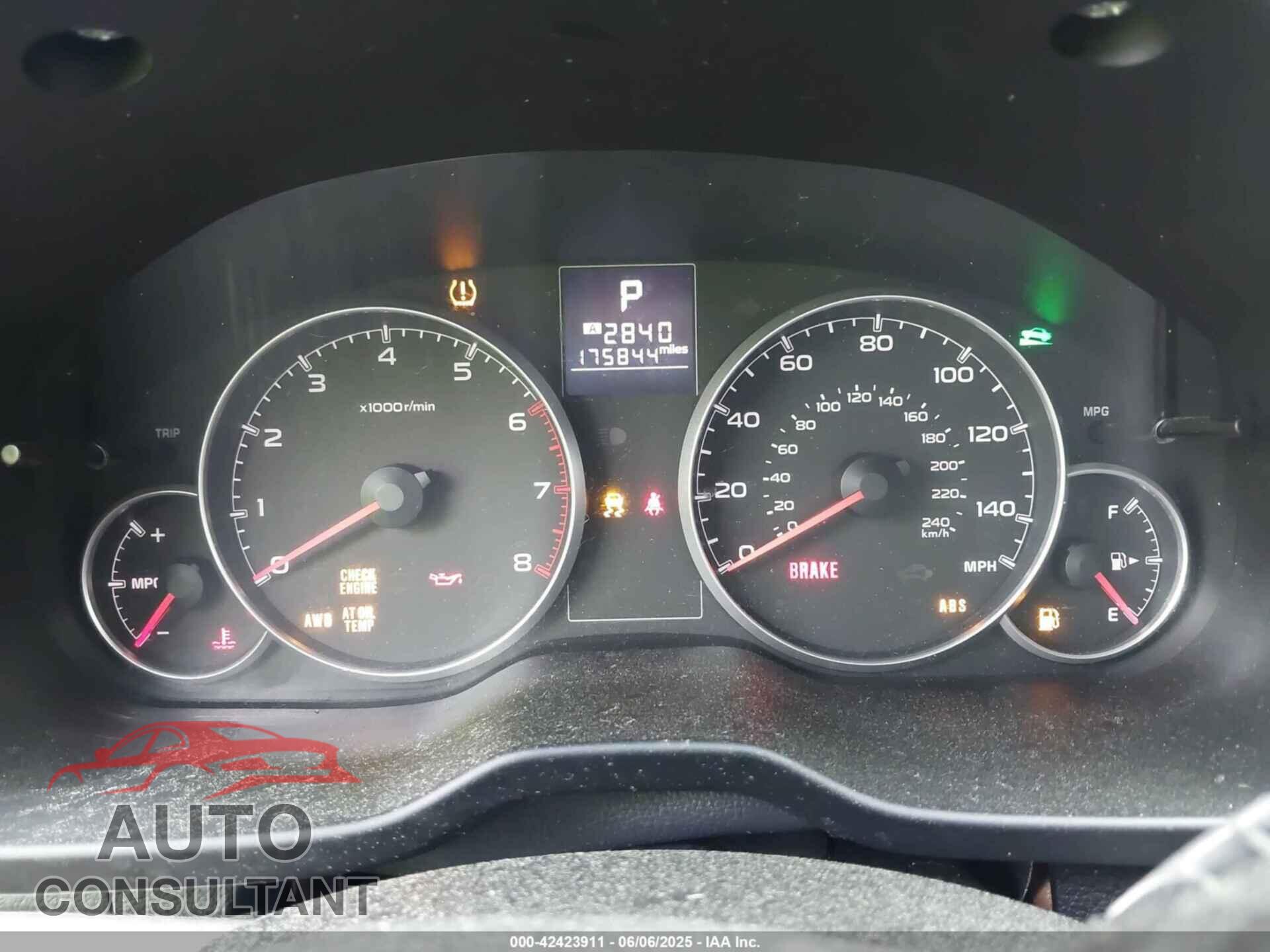 SUBARU OUTBACK 2014 - 4S4BRBCC3E3285018