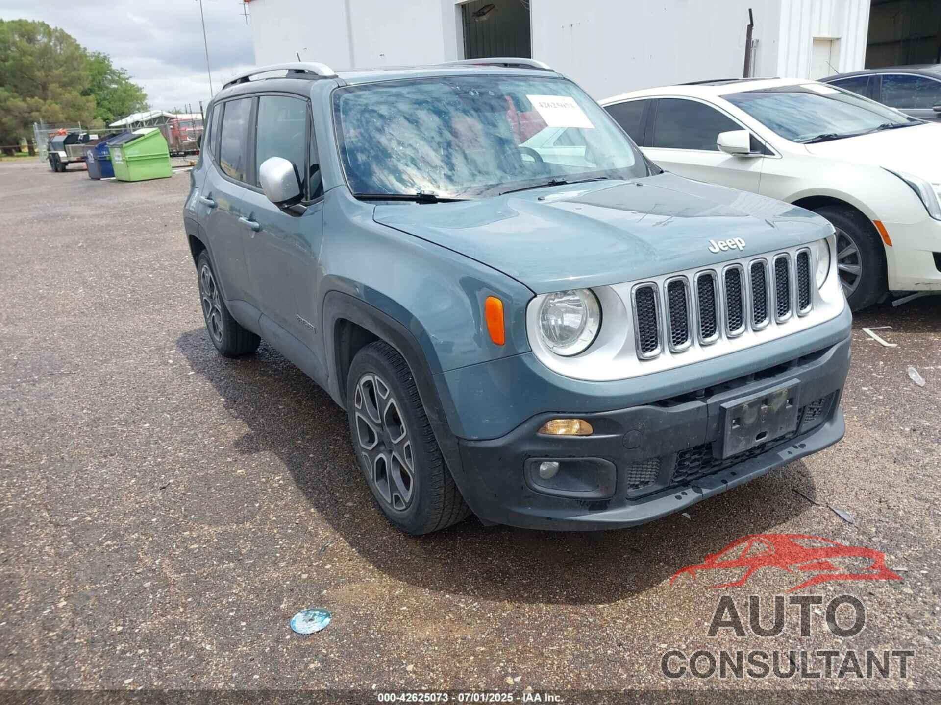 JEEP RENEGADE 2017 - ZACCJADB5HPF09406