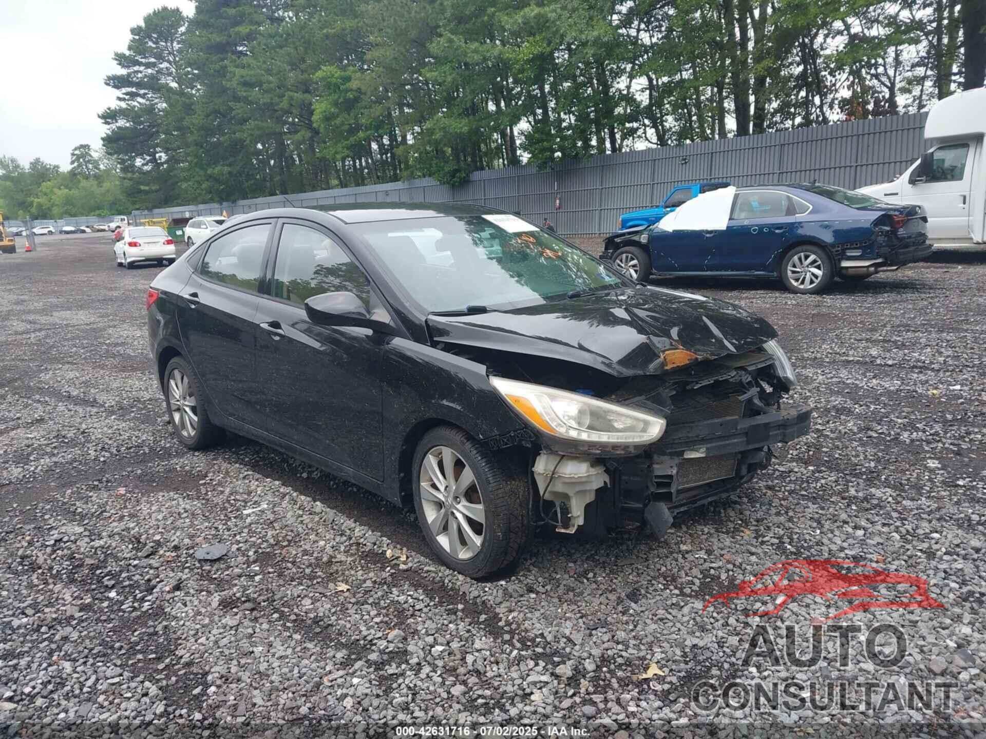 HYUNDAI ACCENT 2014 - KMHCU4AE7EU700323