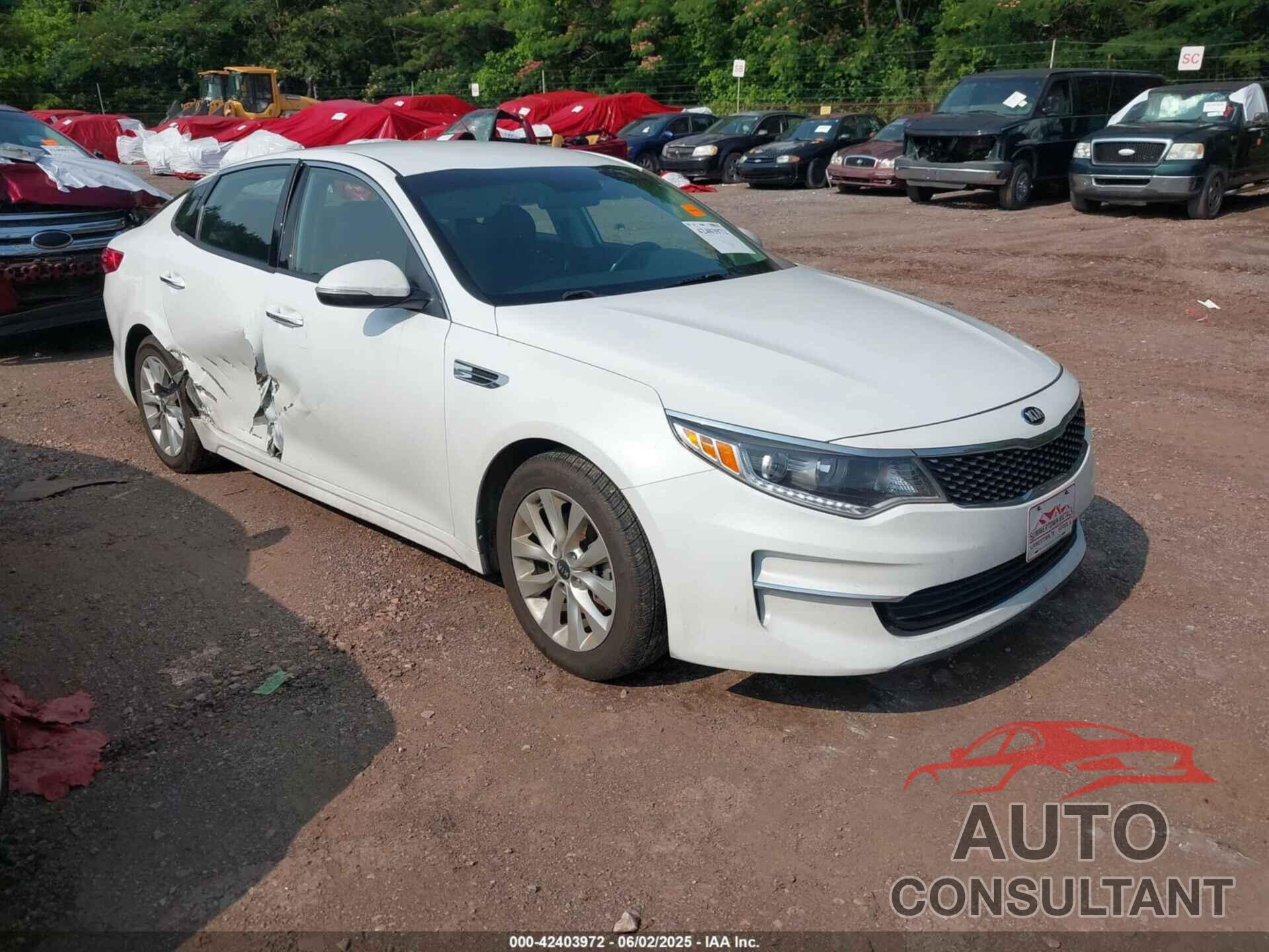 KIA OPTIMA 2018 - 5XXGU4L36JG257289