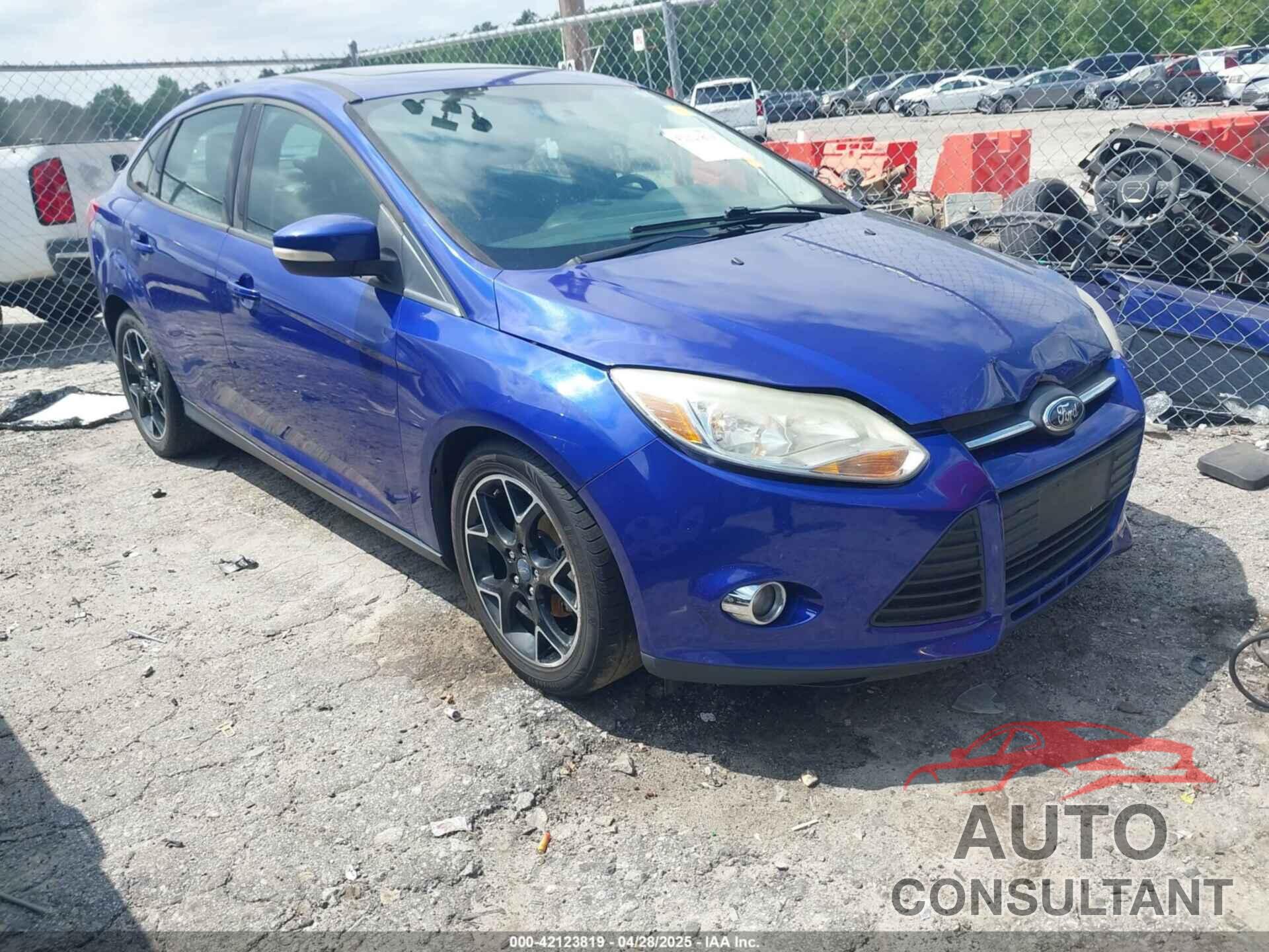 FORD FOCUS 2013 - 1FADP3F23DL124510