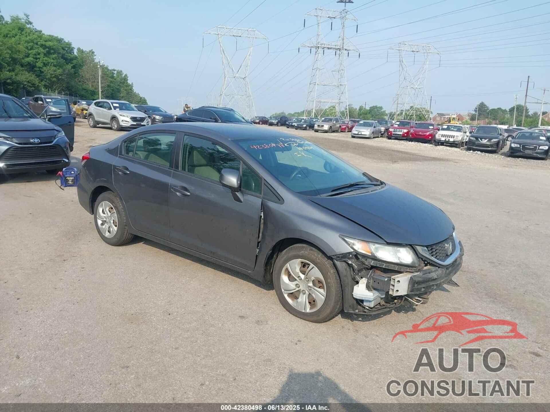 HONDA CIVIC 2013 - 19XFB2E54DE098564