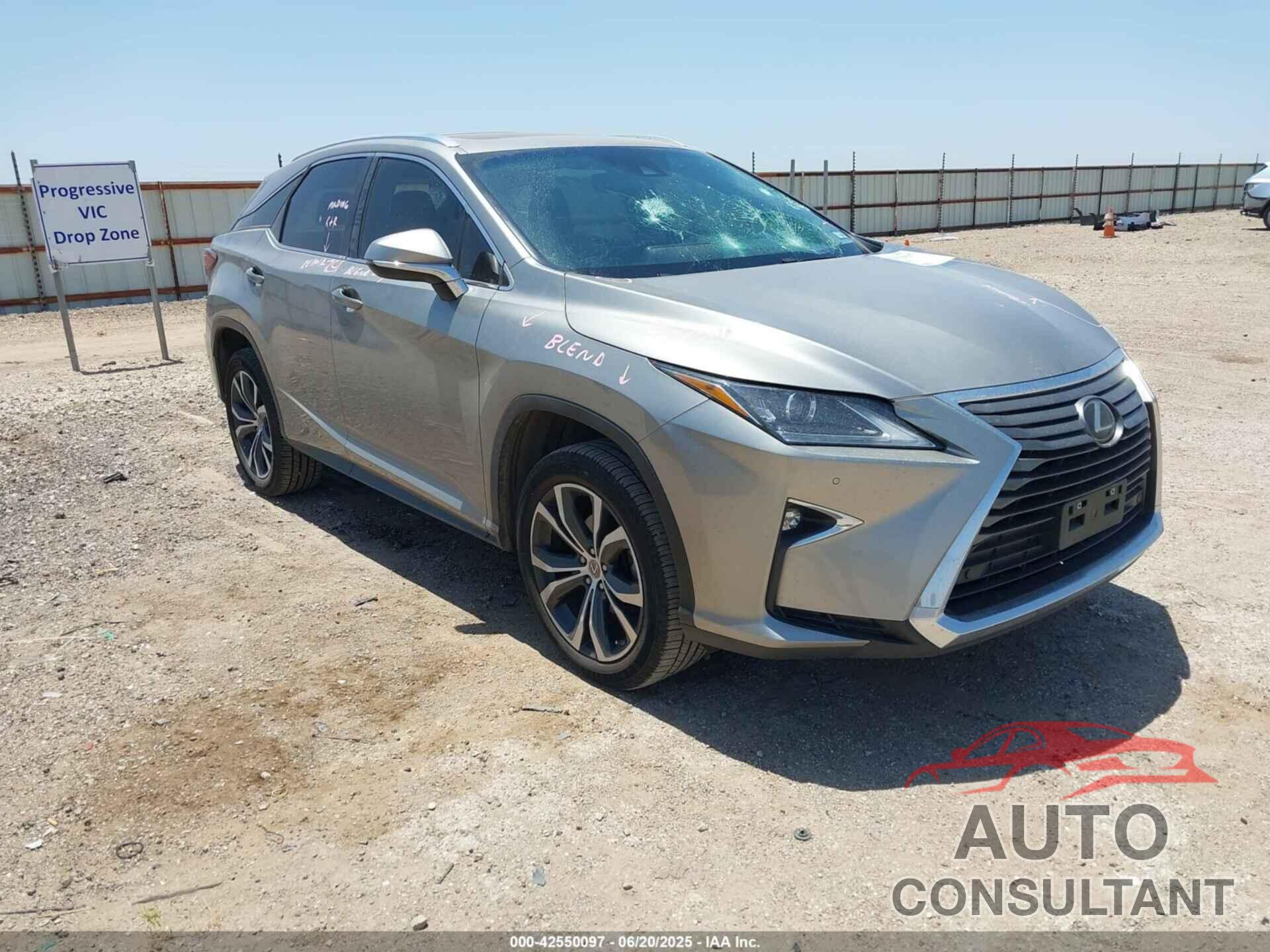 LEXUS RX 350 2017 - 2T2ZZMCAXHC085922