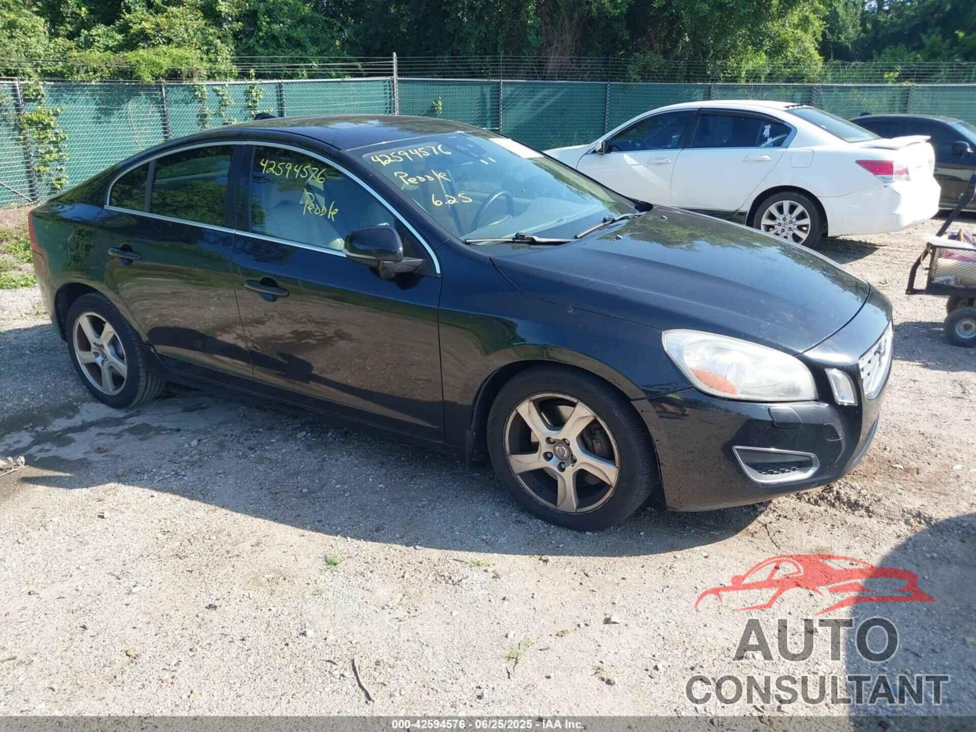 VOLVO S60 2012 - YV1622FS4C2109850