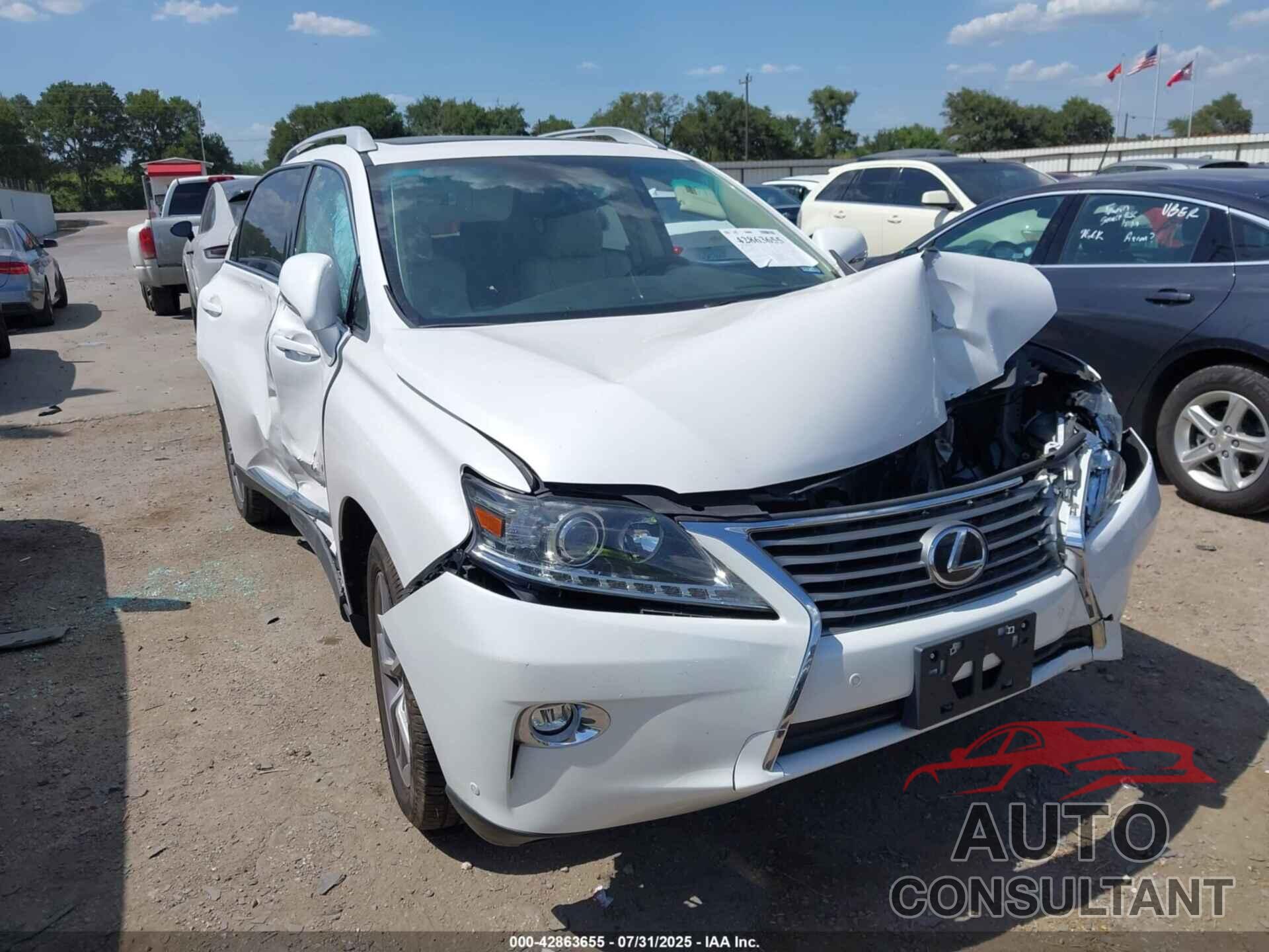 LEXUS RX 350 2015 - 2T2ZK1BA9FC160532