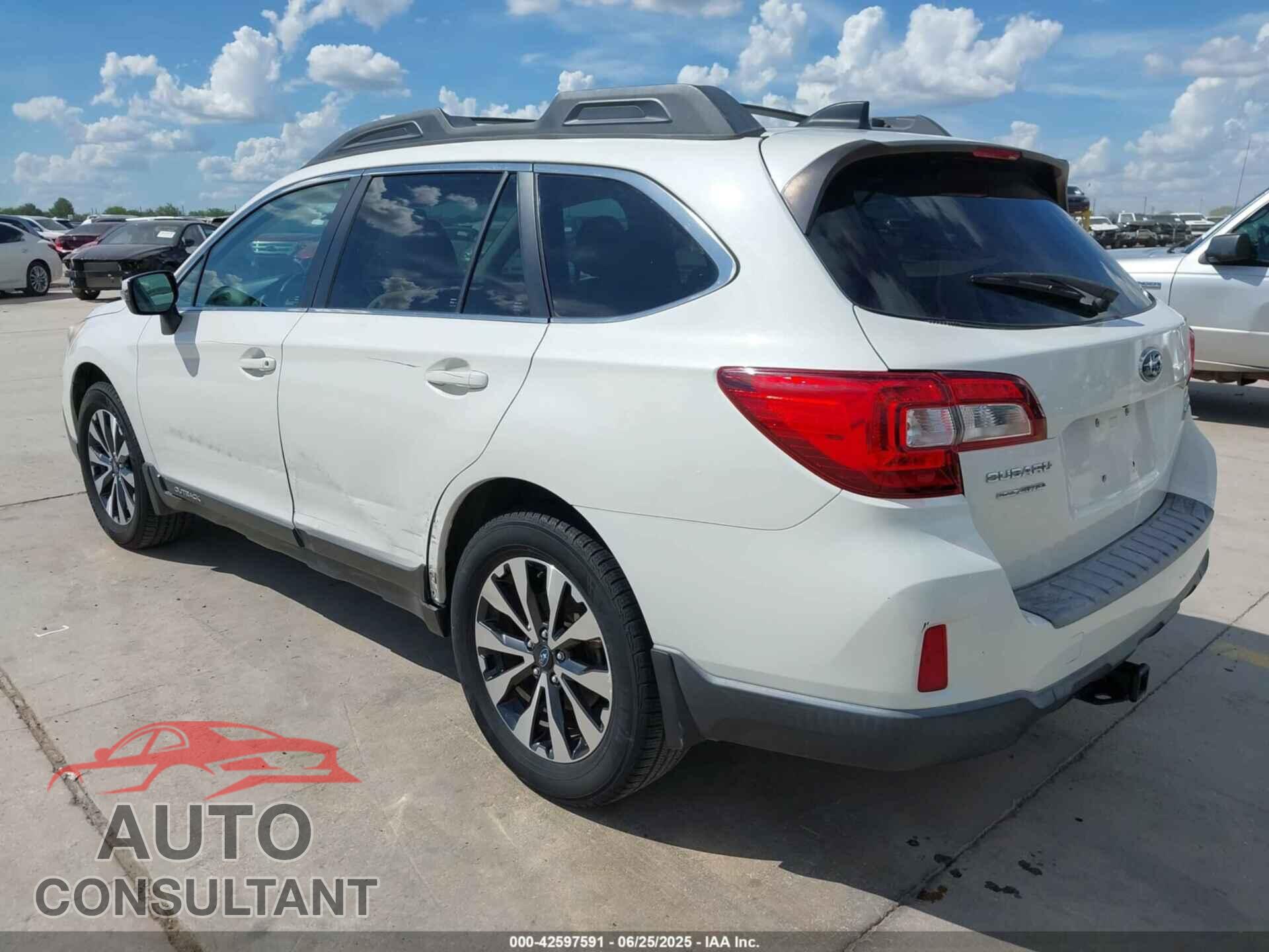 SUBARU OUTBACK 2016 - 4S4BSBLC0G3246765