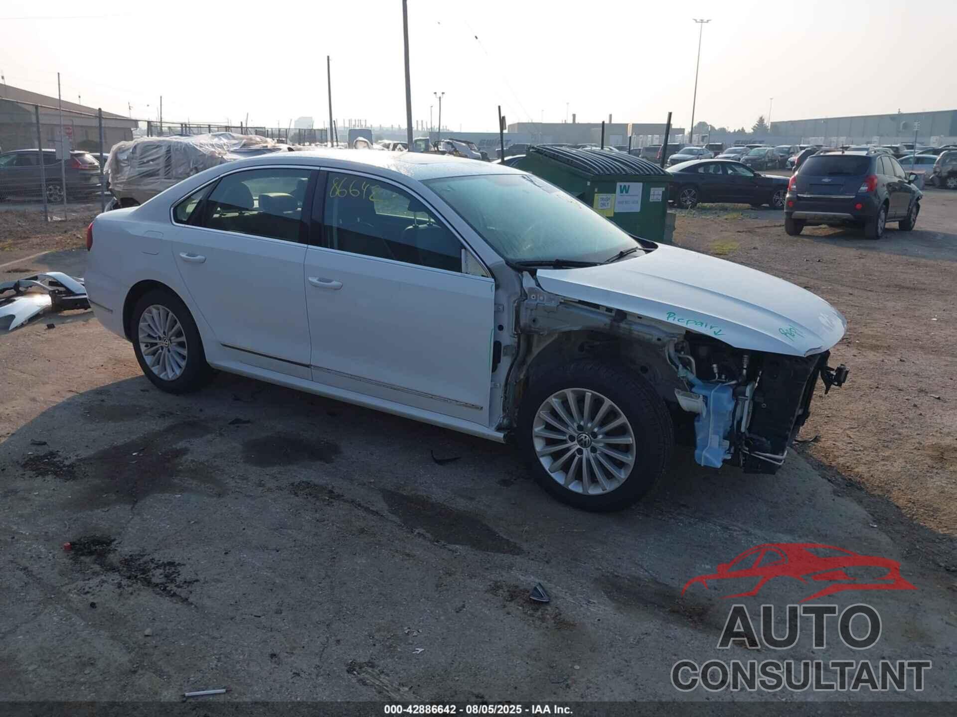 VOLKSWAGEN PASSAT 2017 - 1VWBT7A30HC011010