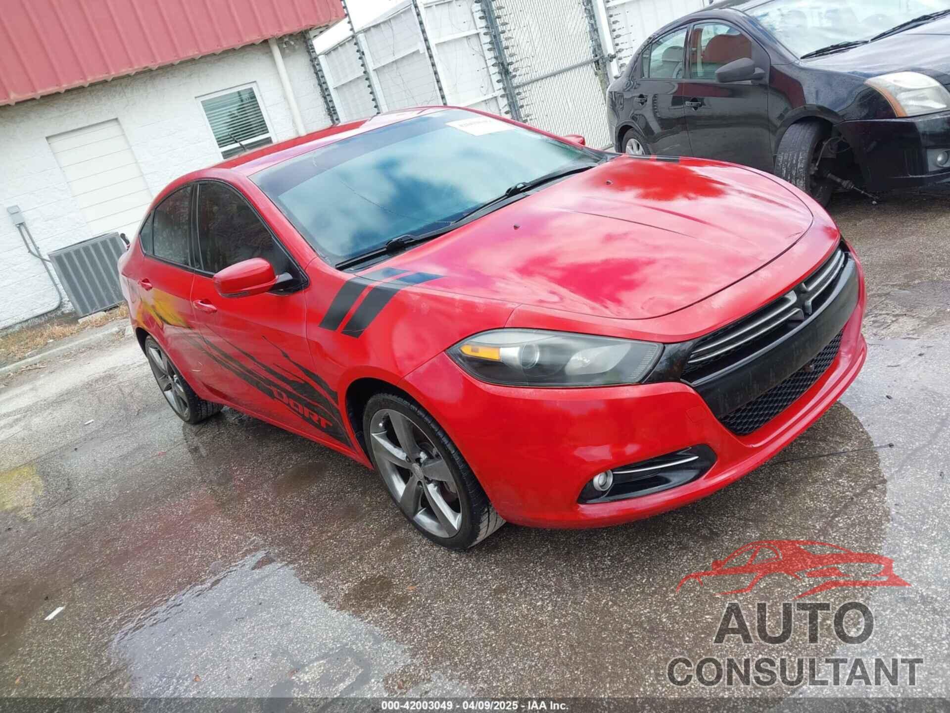 DODGE DART 2015 - 1C3CDFEB7FD378109