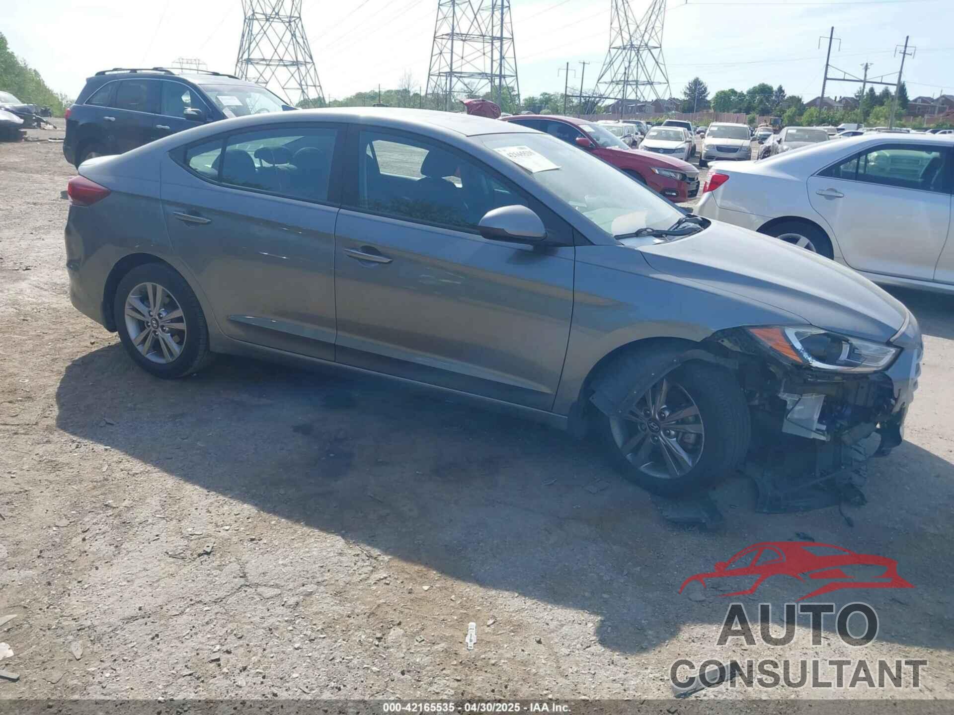 HYUNDAI ELANTRA 2018 - KMHD84LF0JU559944