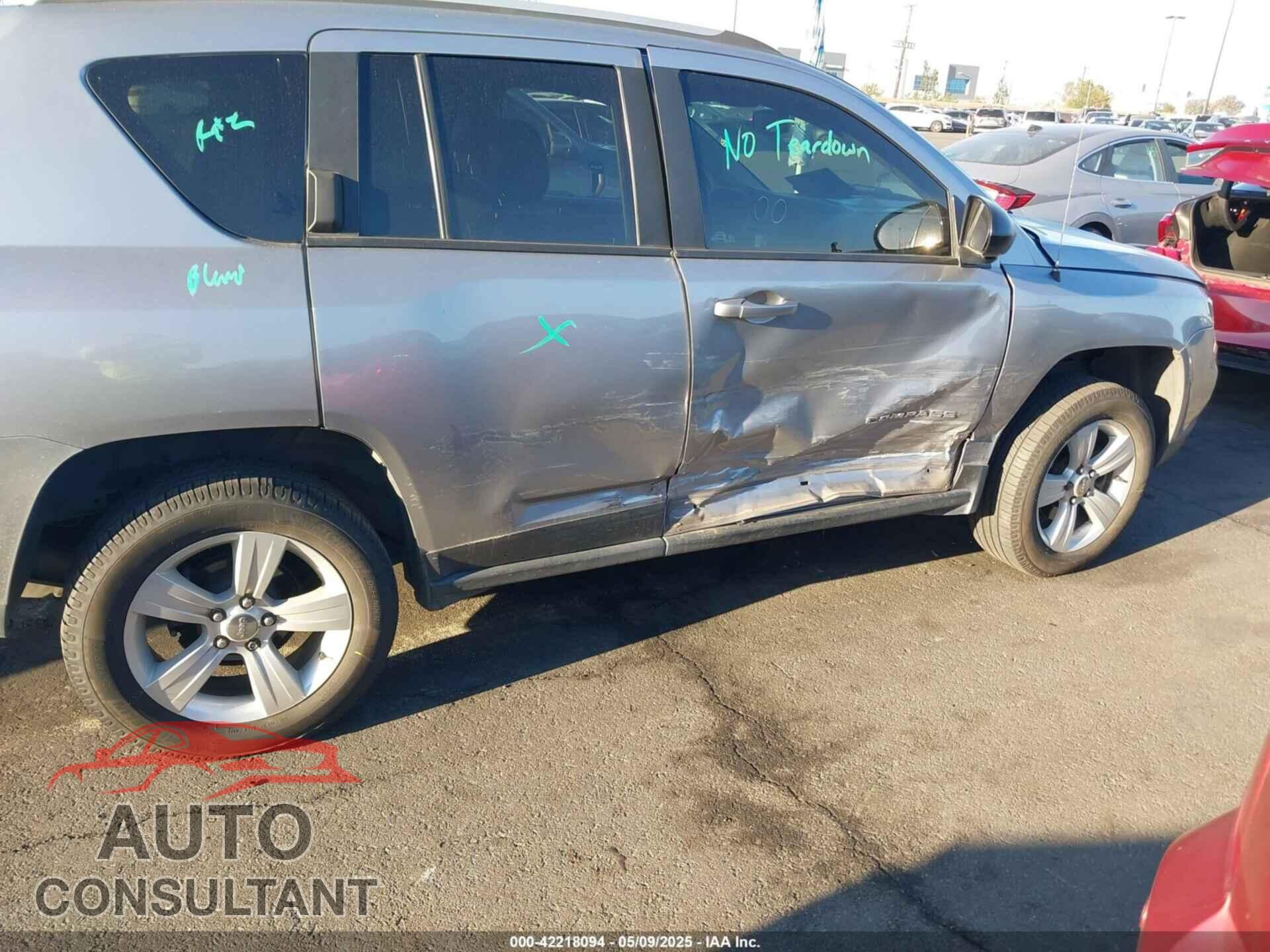 JEEP COMPASS 2017 - 1C4NJDBB1HD143004