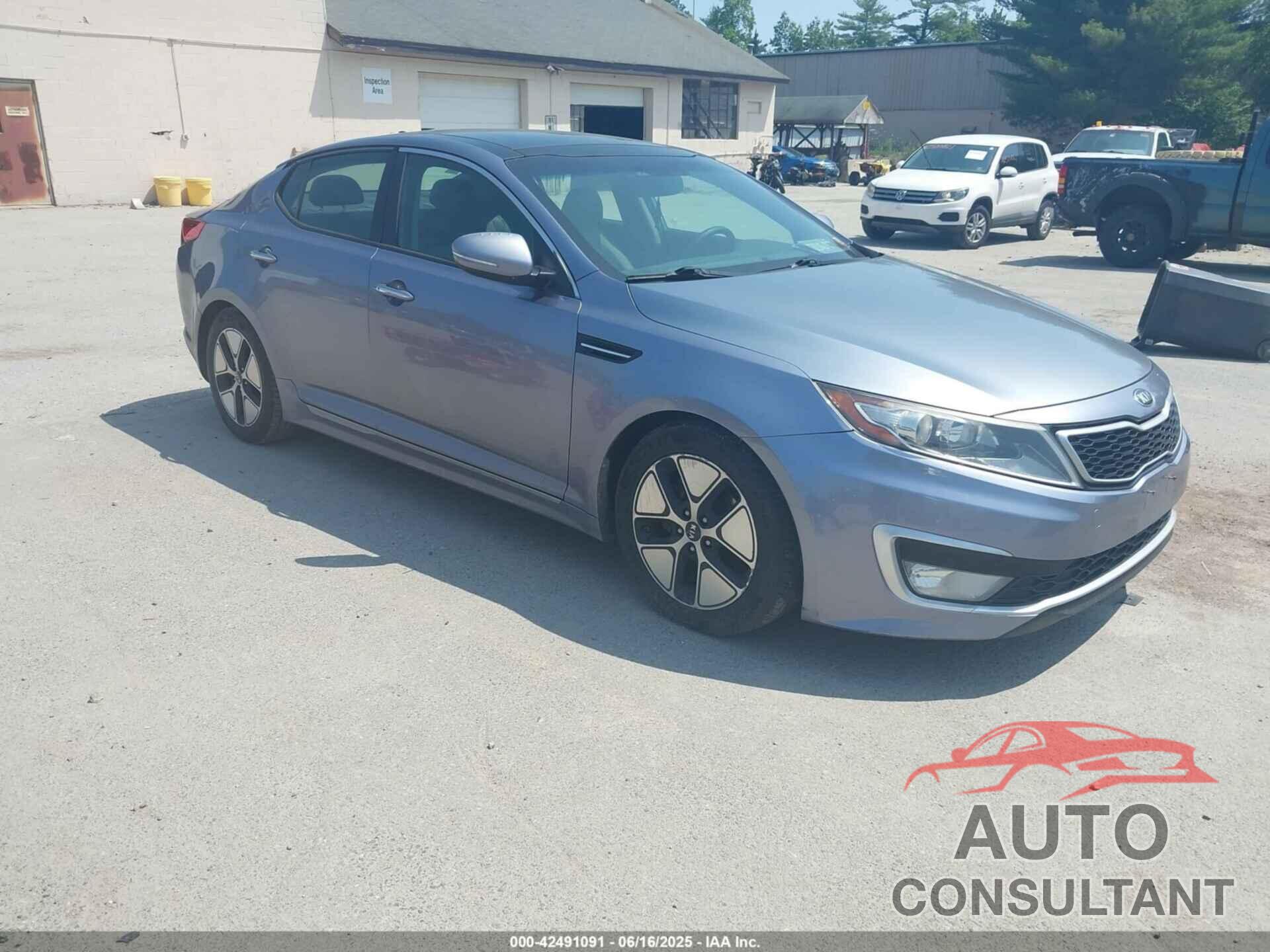 KIA OPTIMA HYBRID 2012 - KNAGM4AD0C5022922