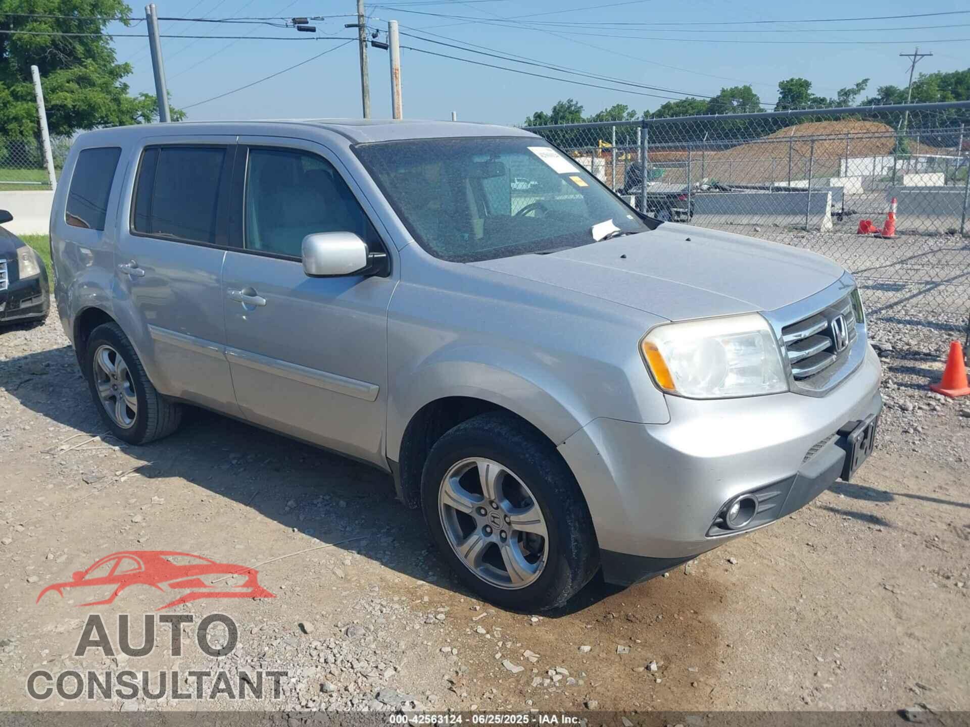 HONDA PILOT 2012 - 5FNYF3H78CB019972