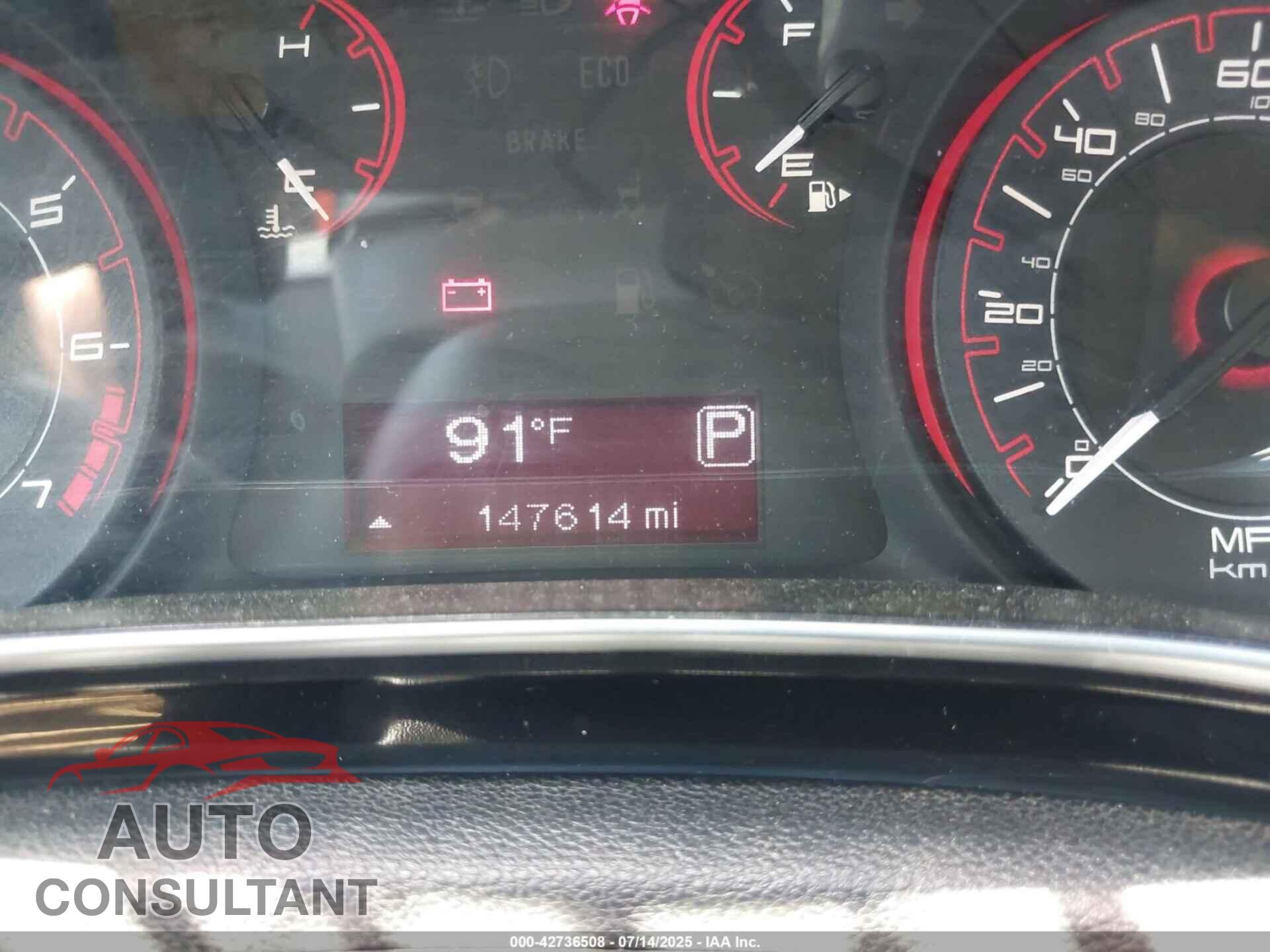 DODGE DART 2013 - 1C3CDFBA6DD309372