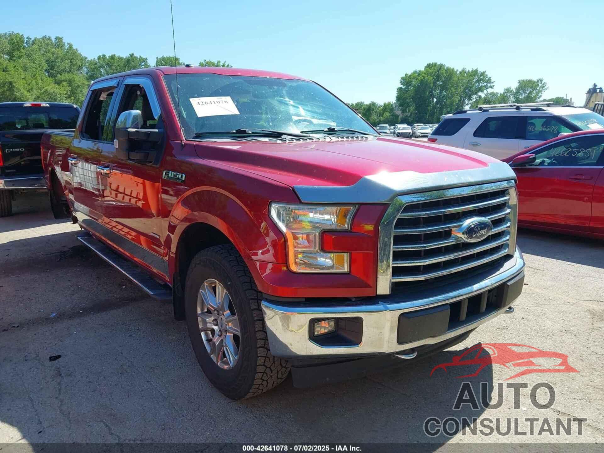 FORD F-150 2015 - 1FTFW1EG1FFB93091