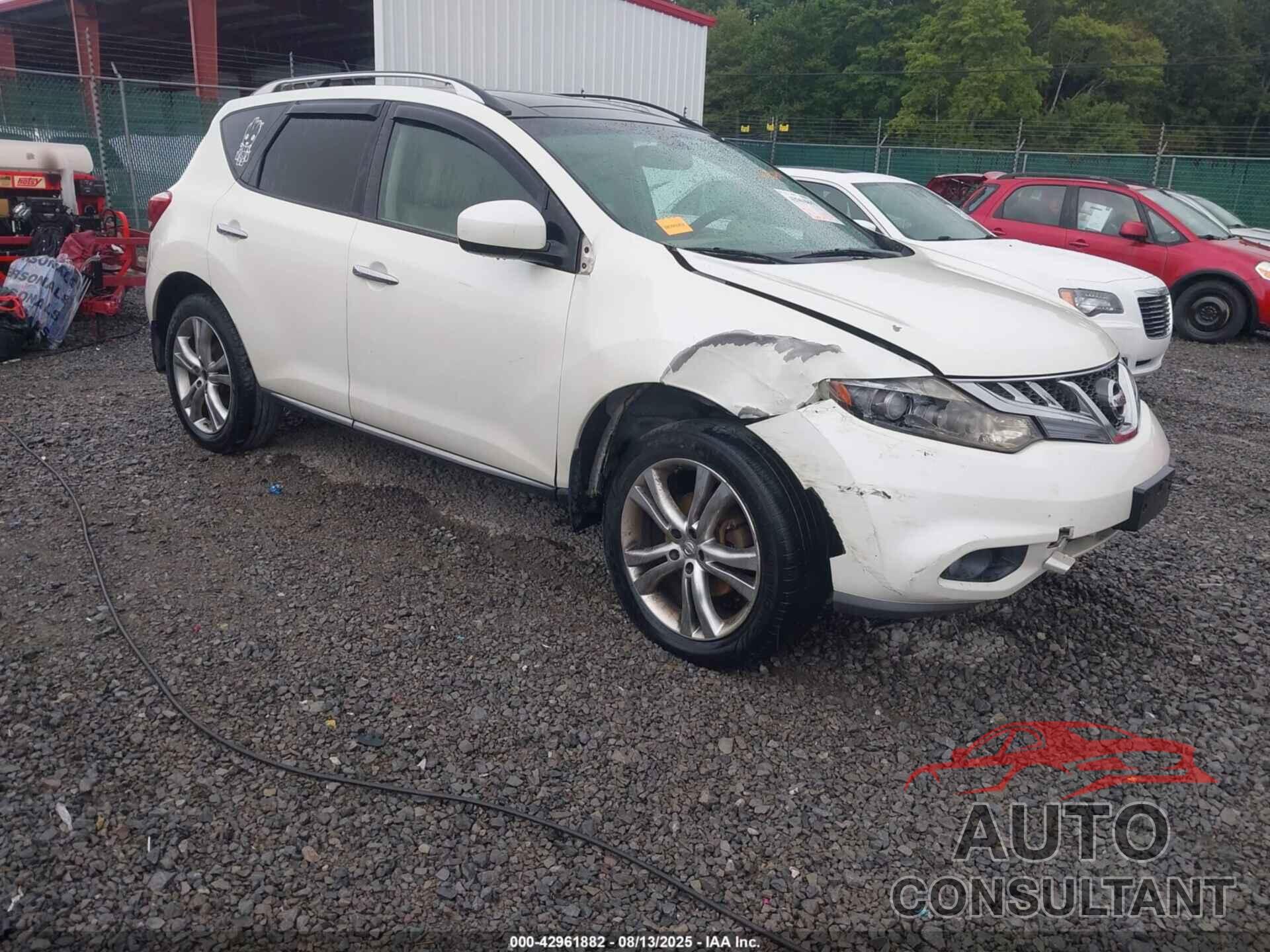 NISSAN MURANO 2011 - JN8AZ1MW7BW165062