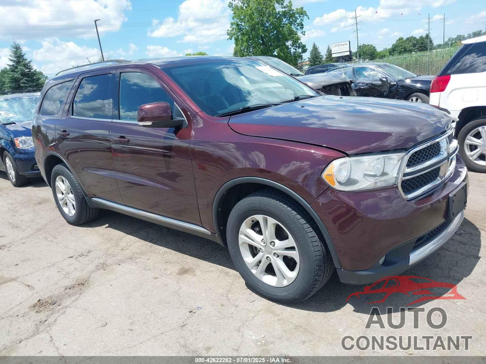 DODGE DURANGO 2012 - 1C4RDJDG3CC291539