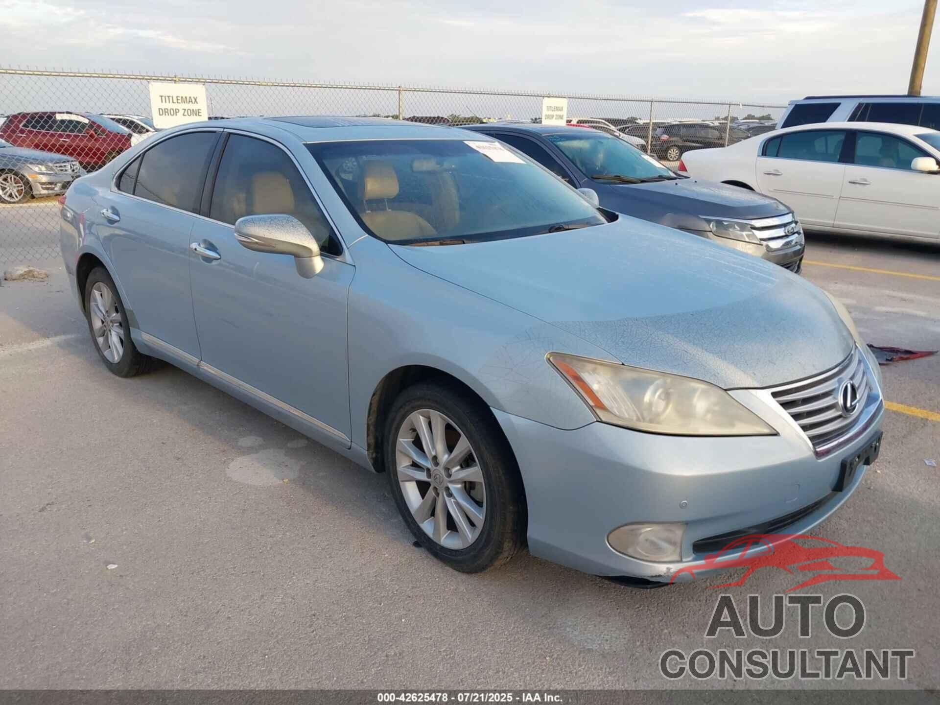 LEXUS ES 350 2012 - JTHBK1EG5C2475178