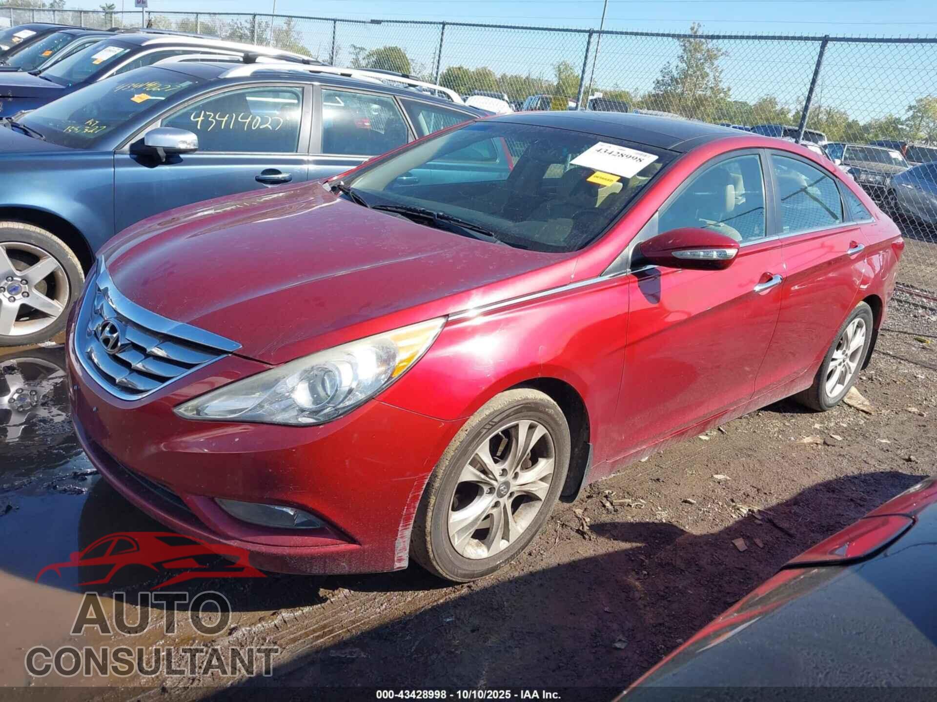 HYUNDAI SONATA 2012 - 5NPEC4AC4CH357928