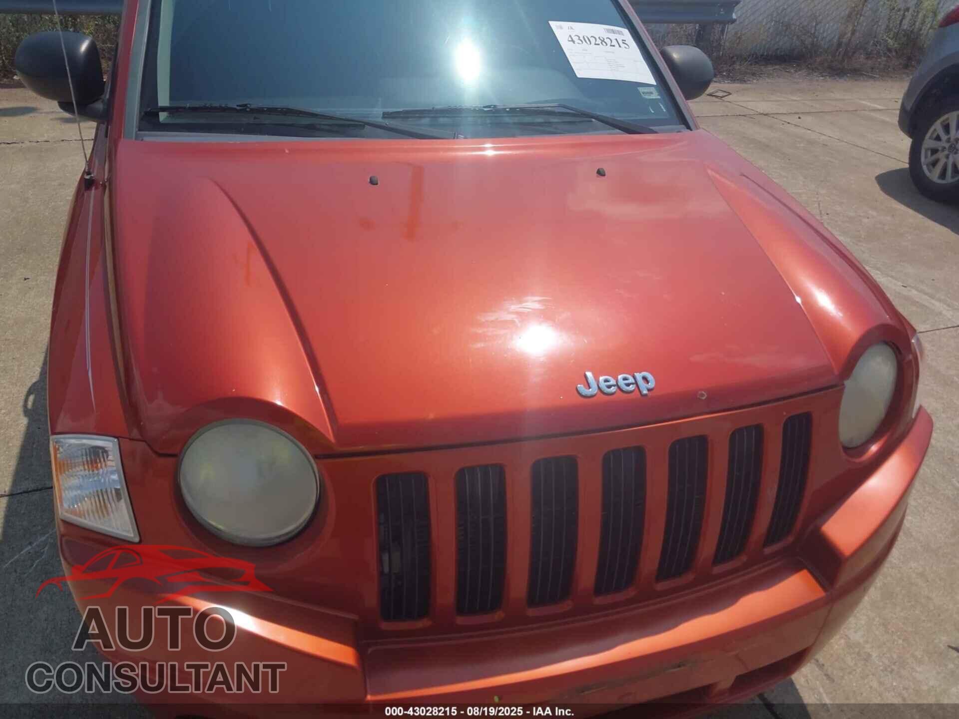 JEEP COMPASS 2010 - 1J4NT1FA3AD621790