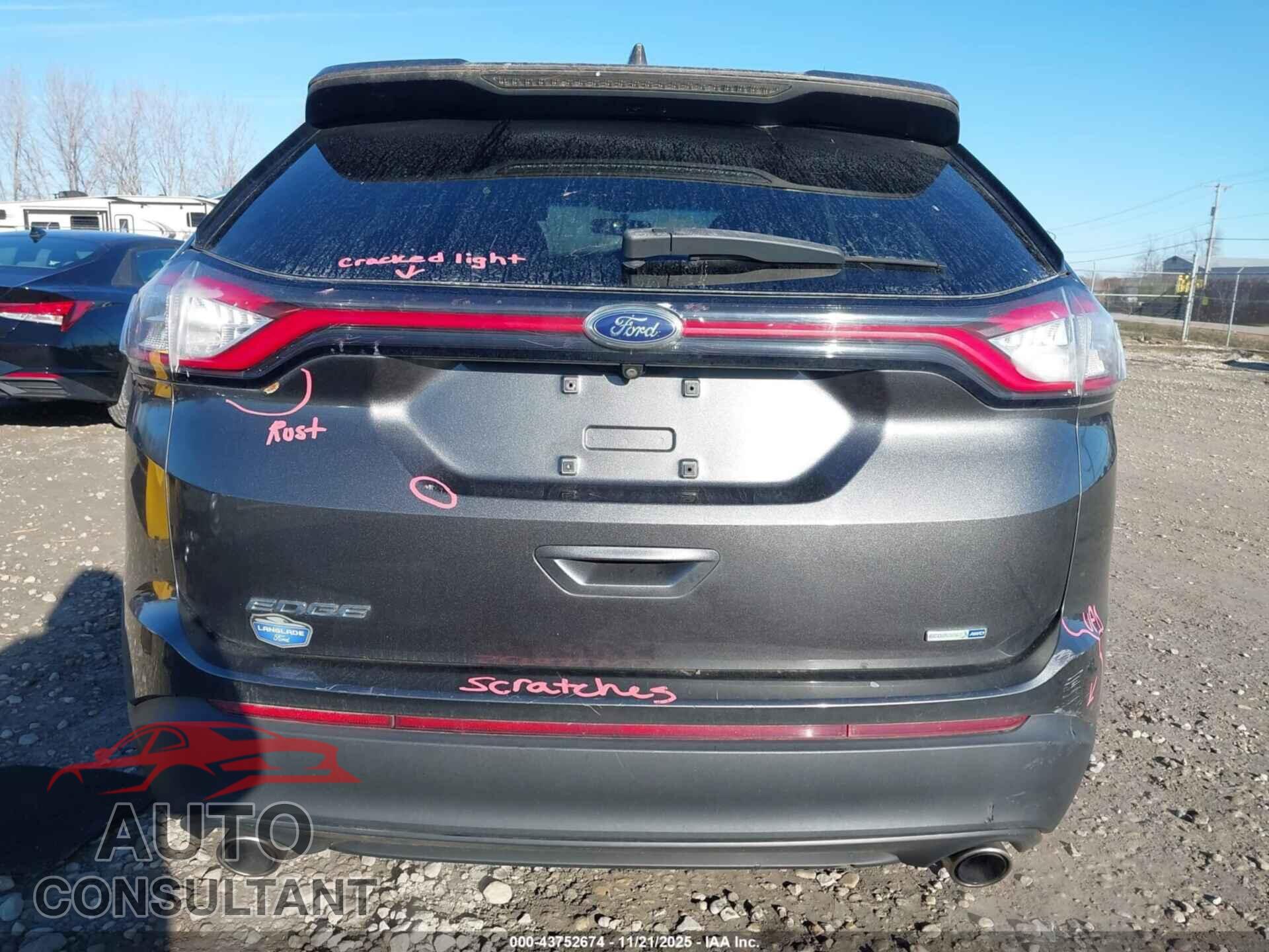 FORD EDGE 2015 - 2FMTK4G92FBB95475
