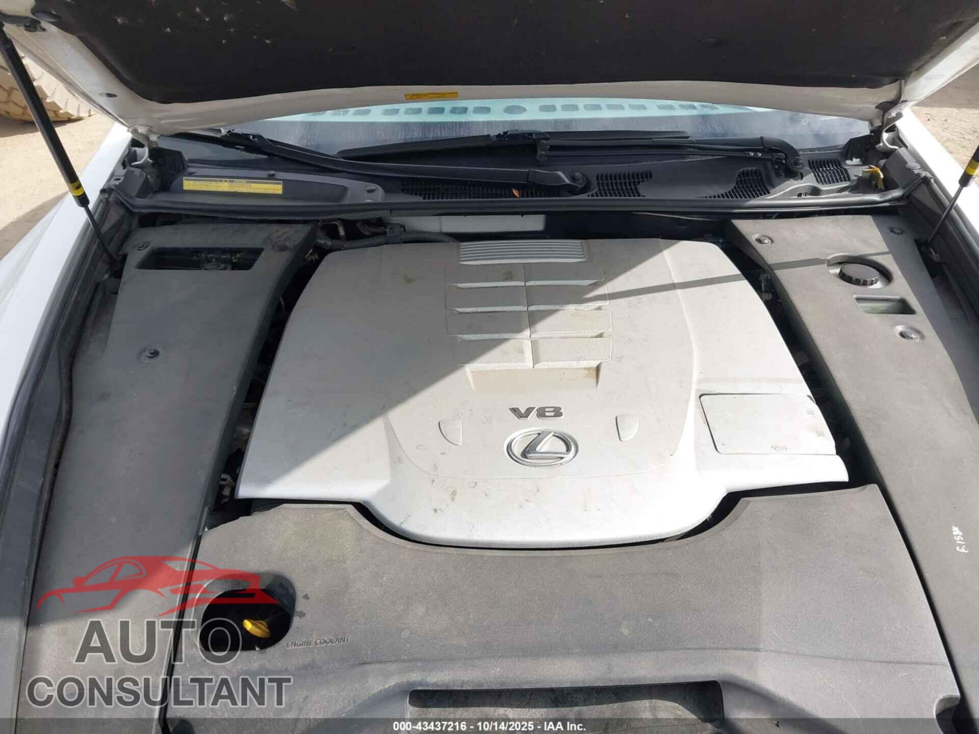 LEXUS LS 460 2012 - JTHBL5EF7C5112830