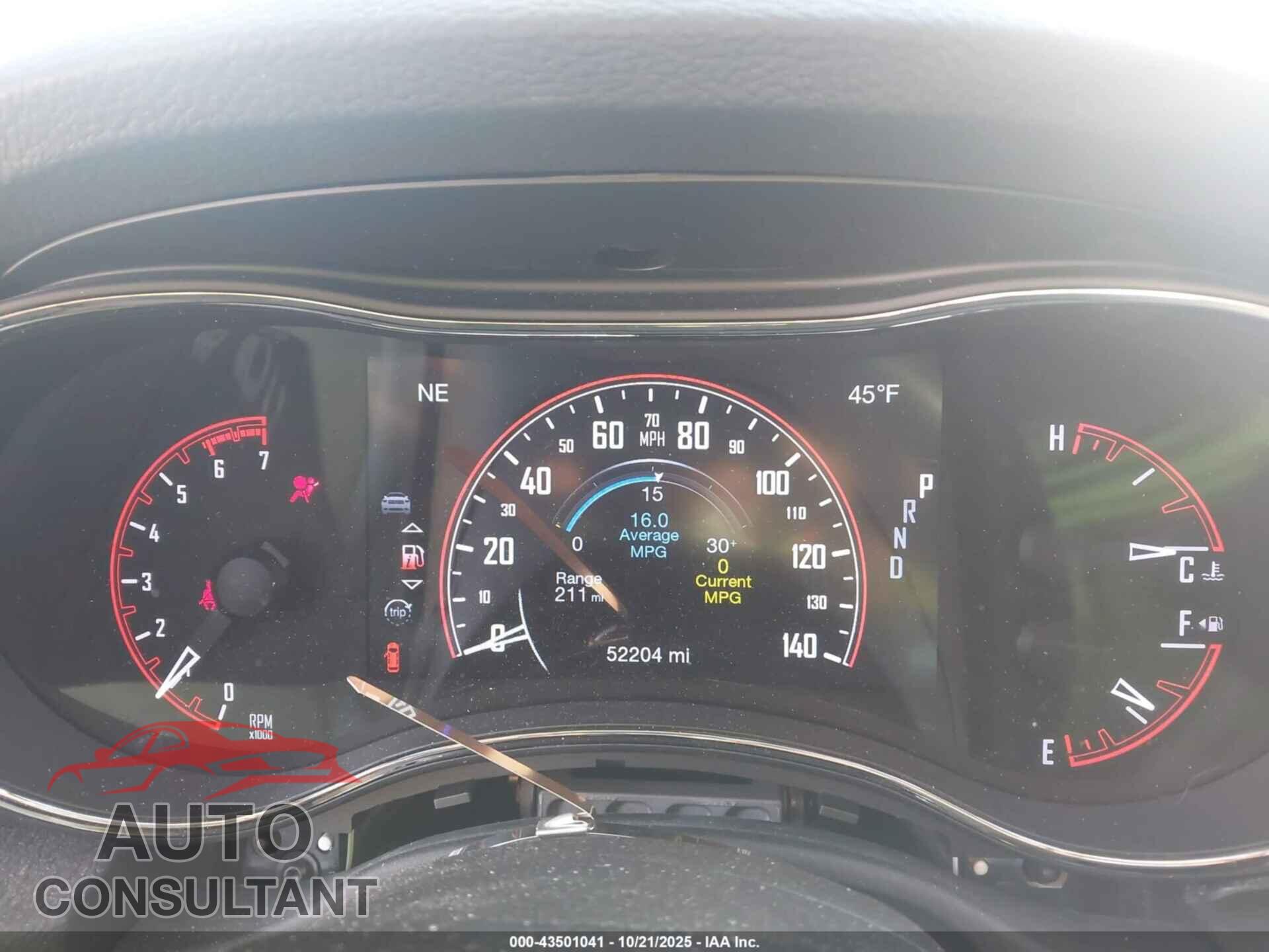 DODGE DURANGO 2018 - 1C4SDJCT9JC443496