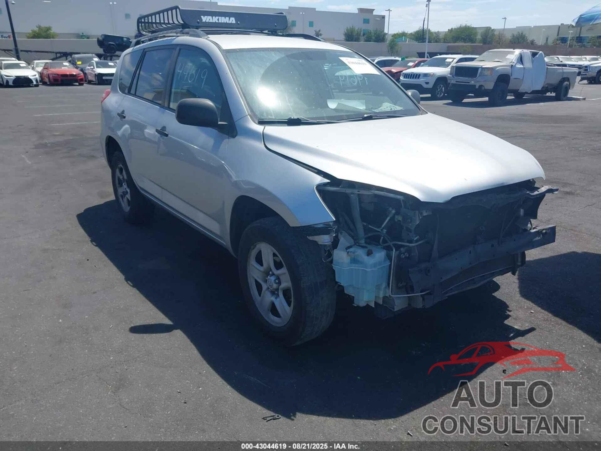 TOYOTA RAV4 2012 - 2T3ZF4DV8CW114296