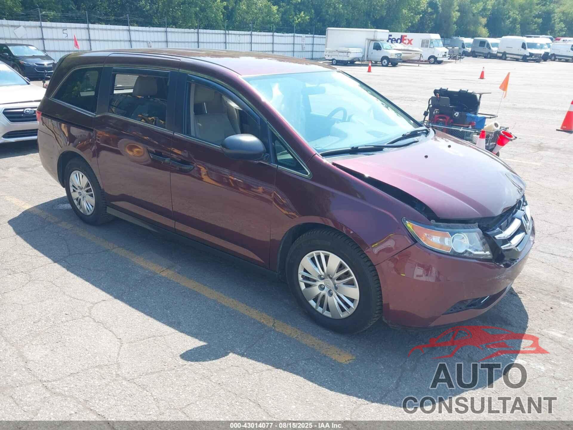 HONDA ODYSSEY 2016 - 5FNRL5H20GB096970