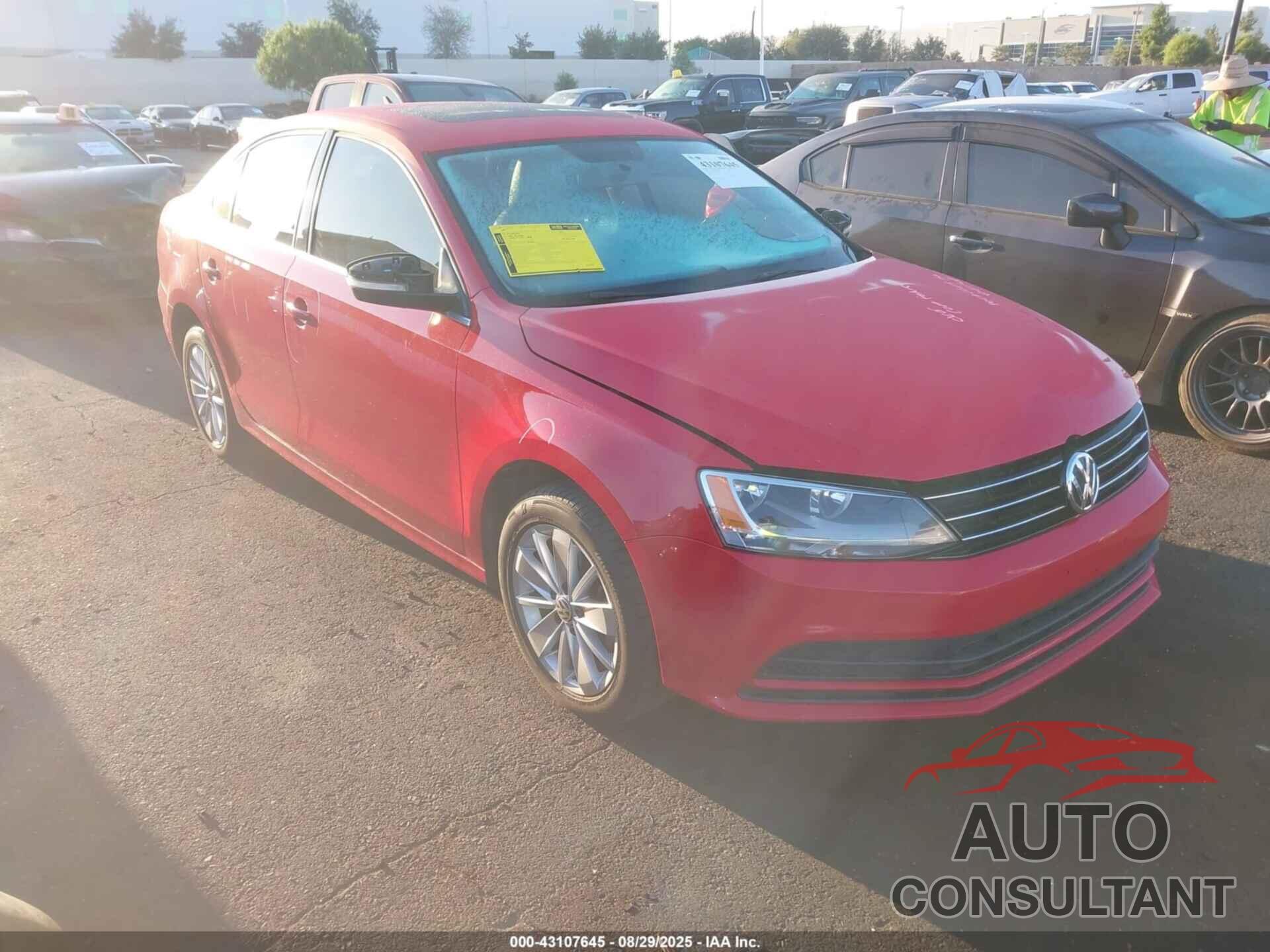 VOLKSWAGEN JETTA 2015 - 3VWD17AJ9FM254307