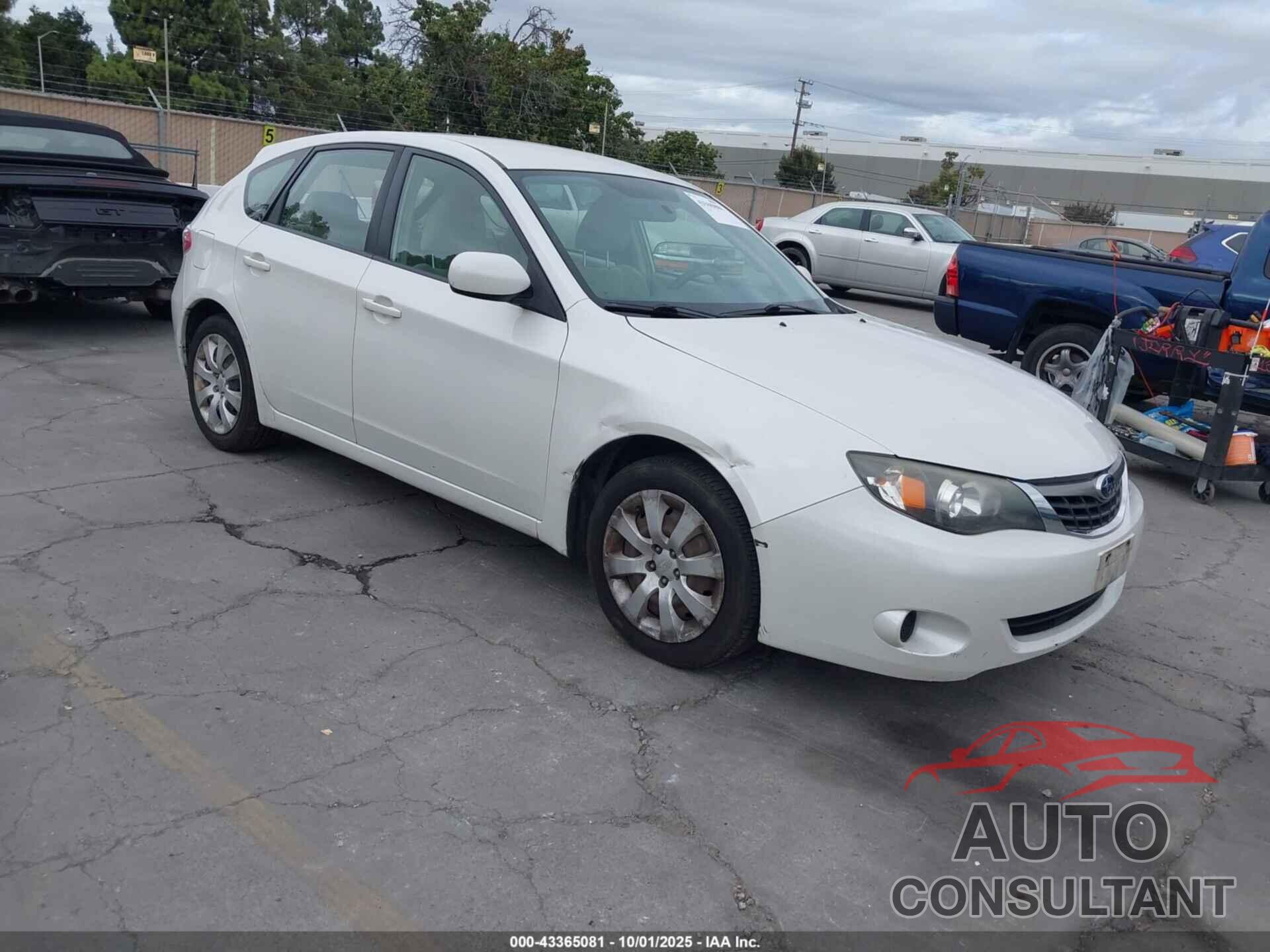 SUBARU IMPREZA 2009 - JF1GH61649H819336