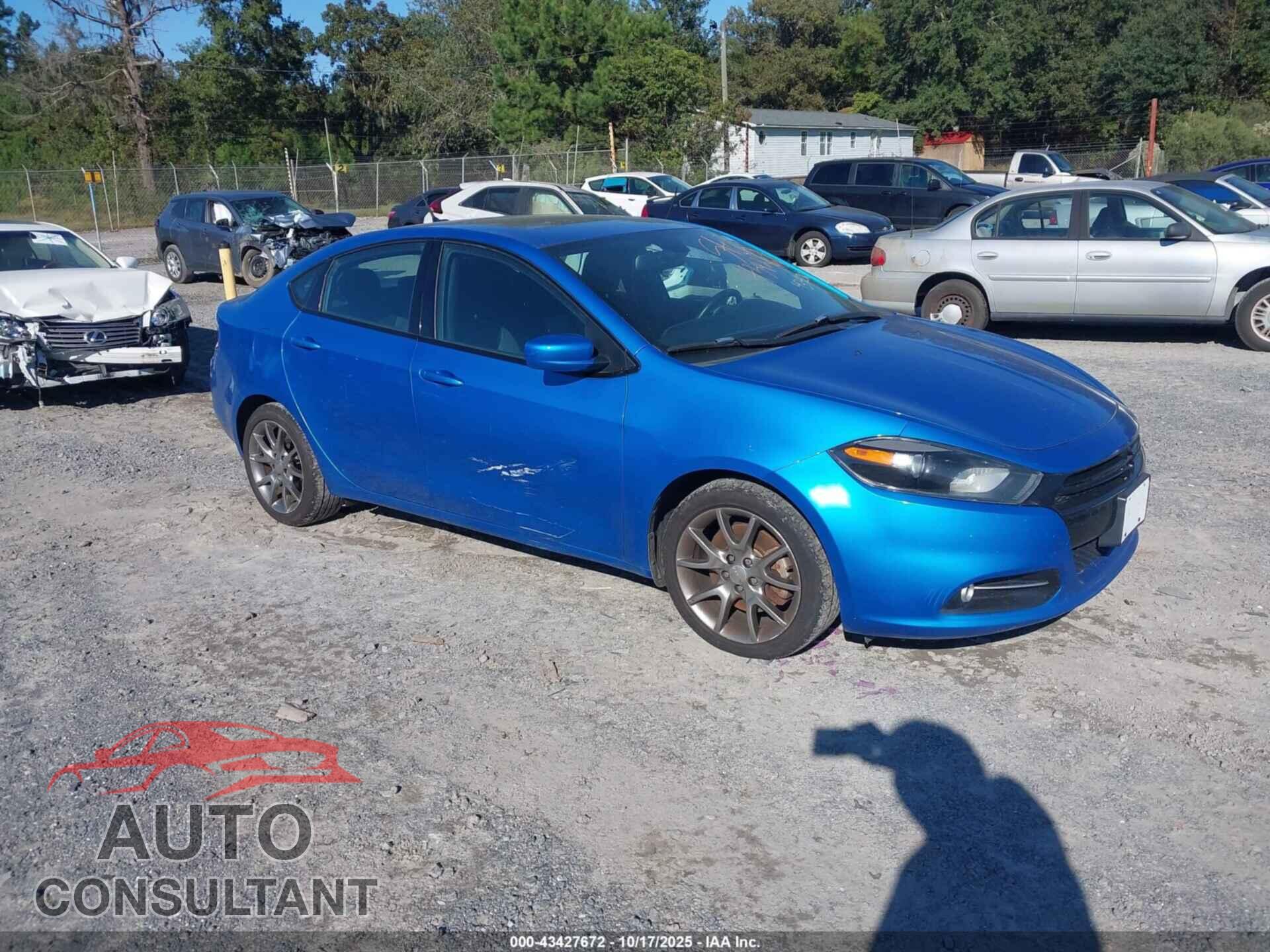 DODGE DART 2015 - 1C3CDFBBXFD182573