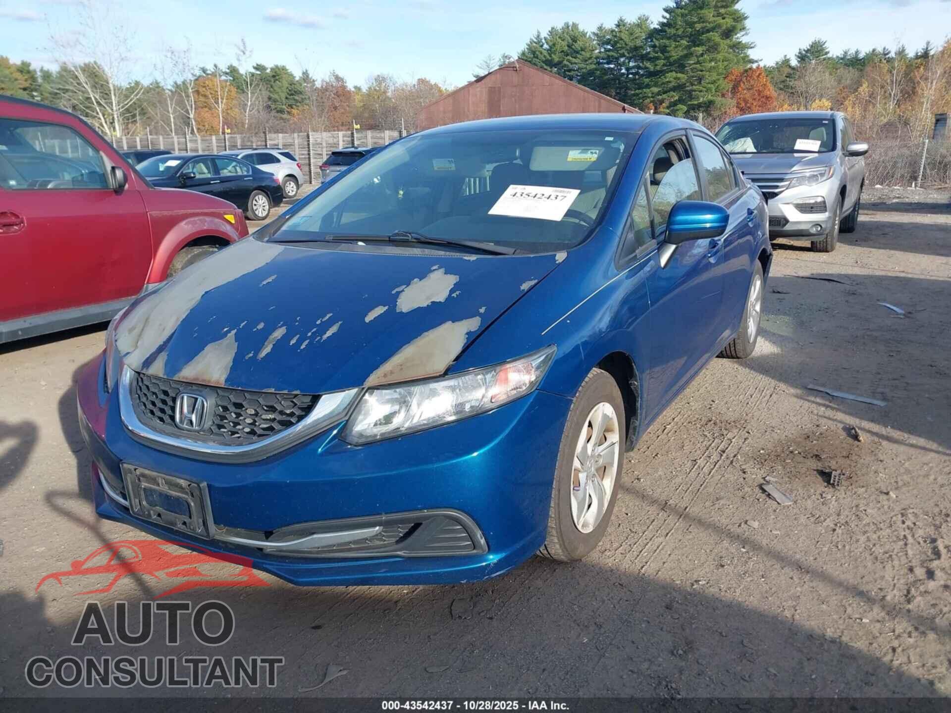 HONDA CIVIC 2015 - 19XFB2F56FE252922