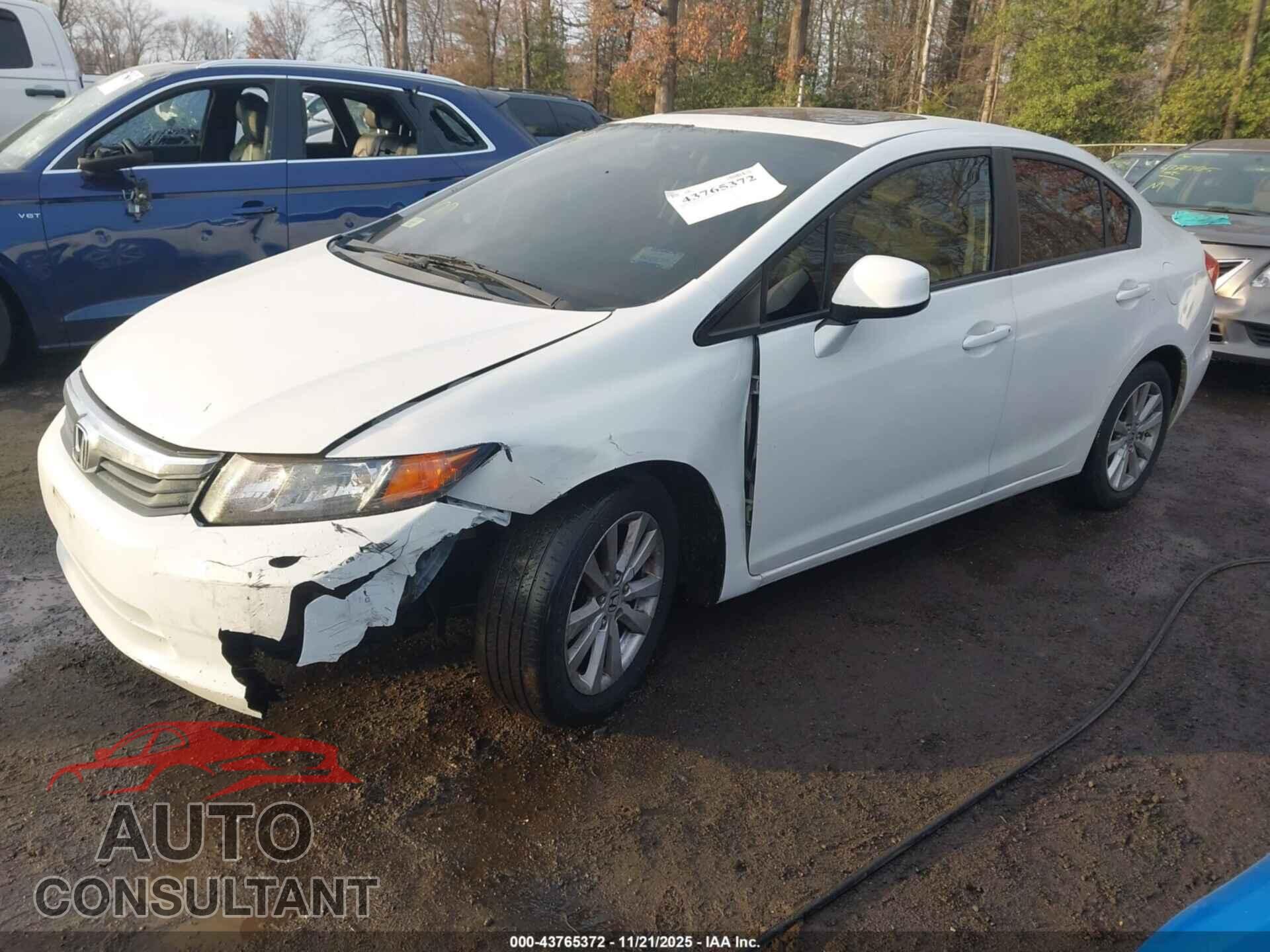 HONDA CIVIC 2012 - 2HGFB2F97CH554675