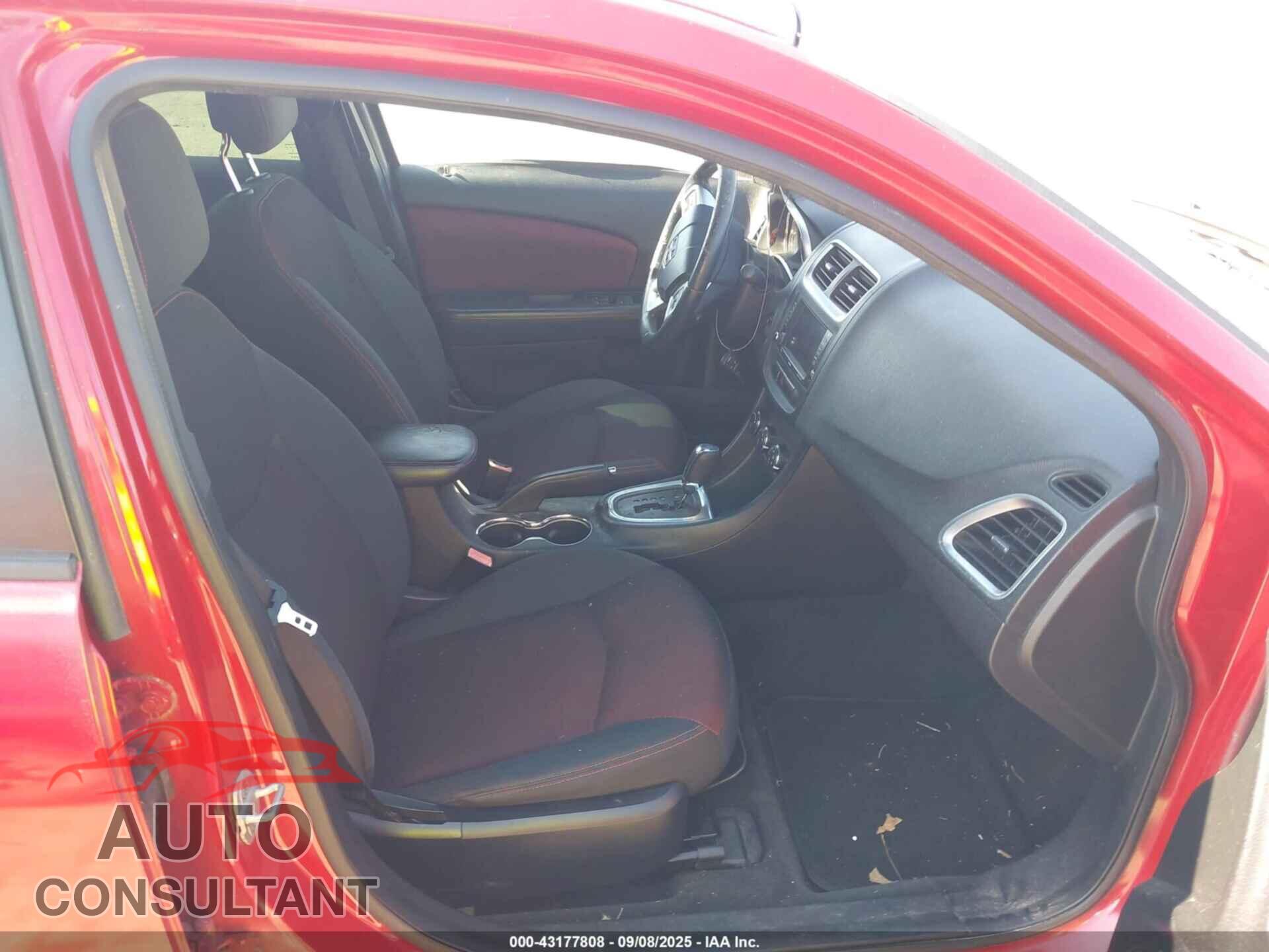 DODGE AVENGER 2012 - 1C3CDZEG3CN309999