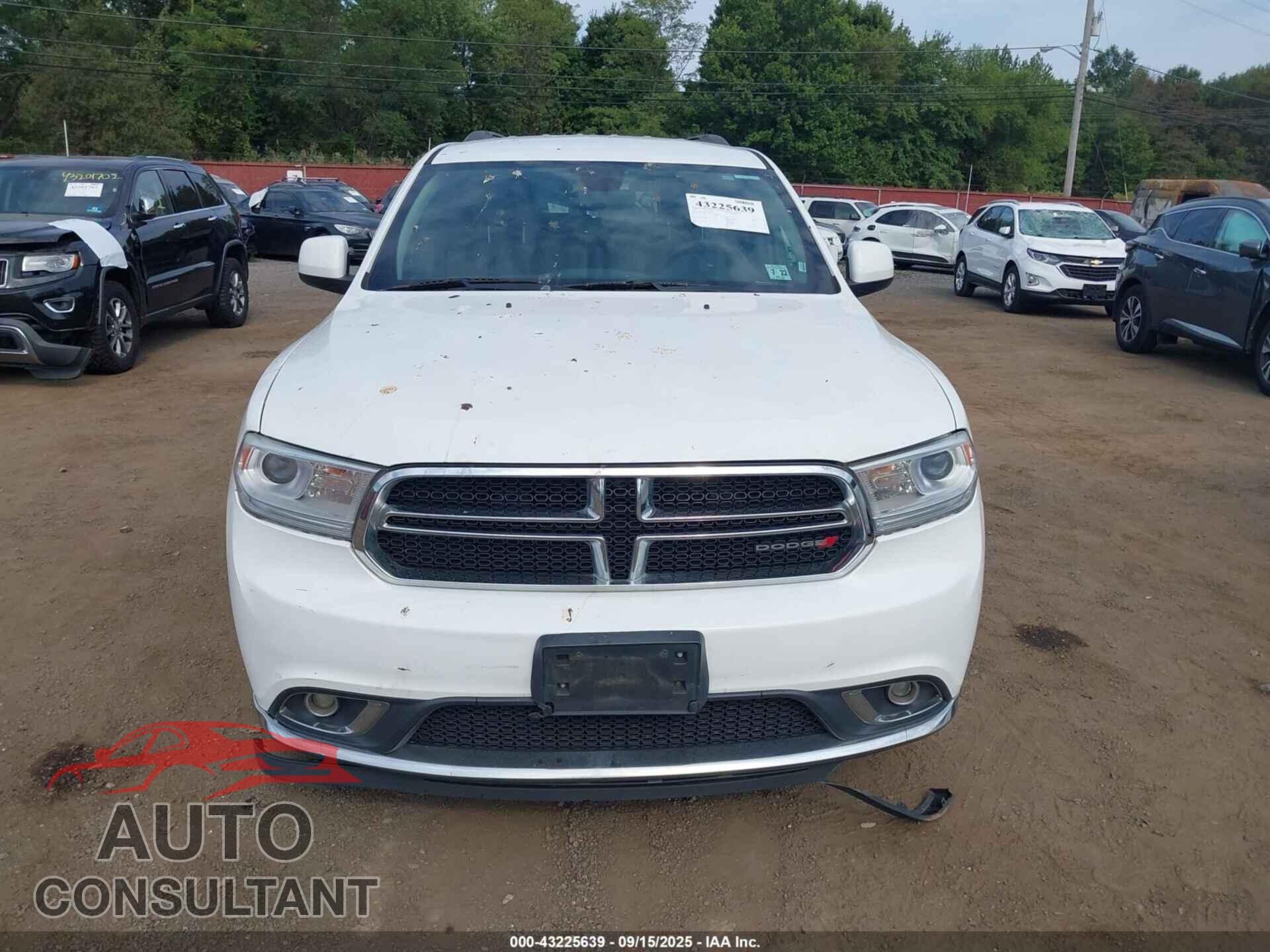 DODGE DURANGO 2017 - 1C4RDJAG5HC839407