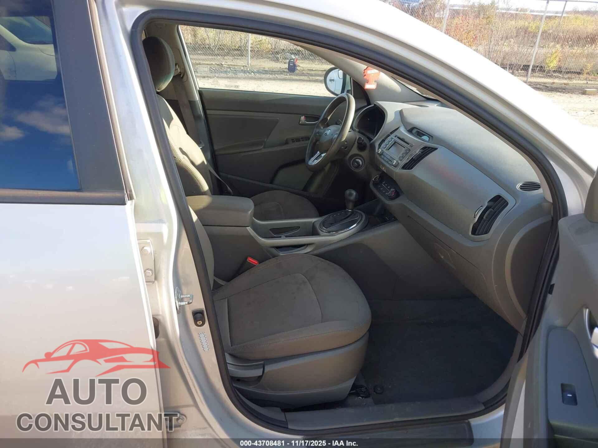 KIA SPORTAGE 2012 - KNDPBCA24C7219355