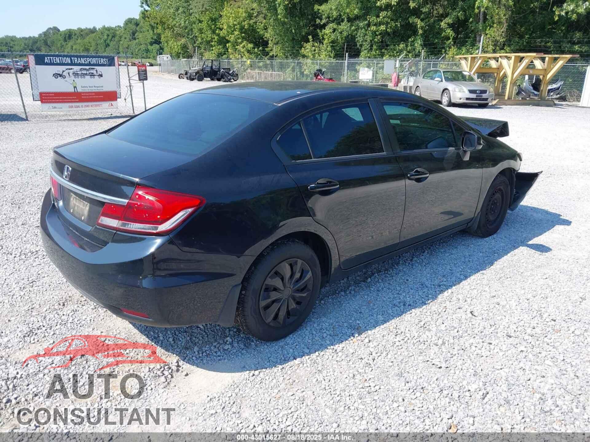 HONDA CIVIC 2013 - 19XFB2F55DE087152
