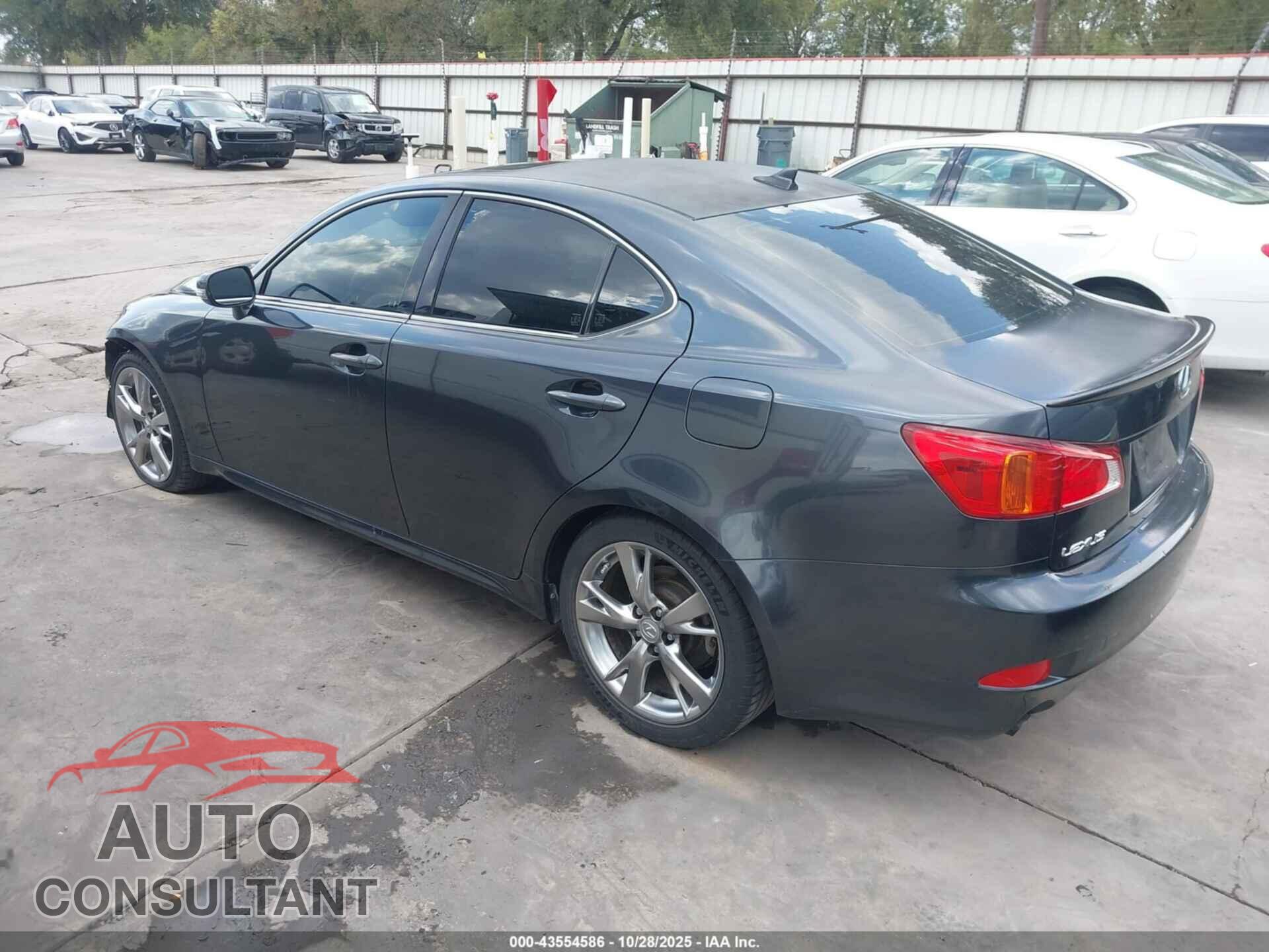 LEXUS IS 250 2009 - JTHBK262995102371