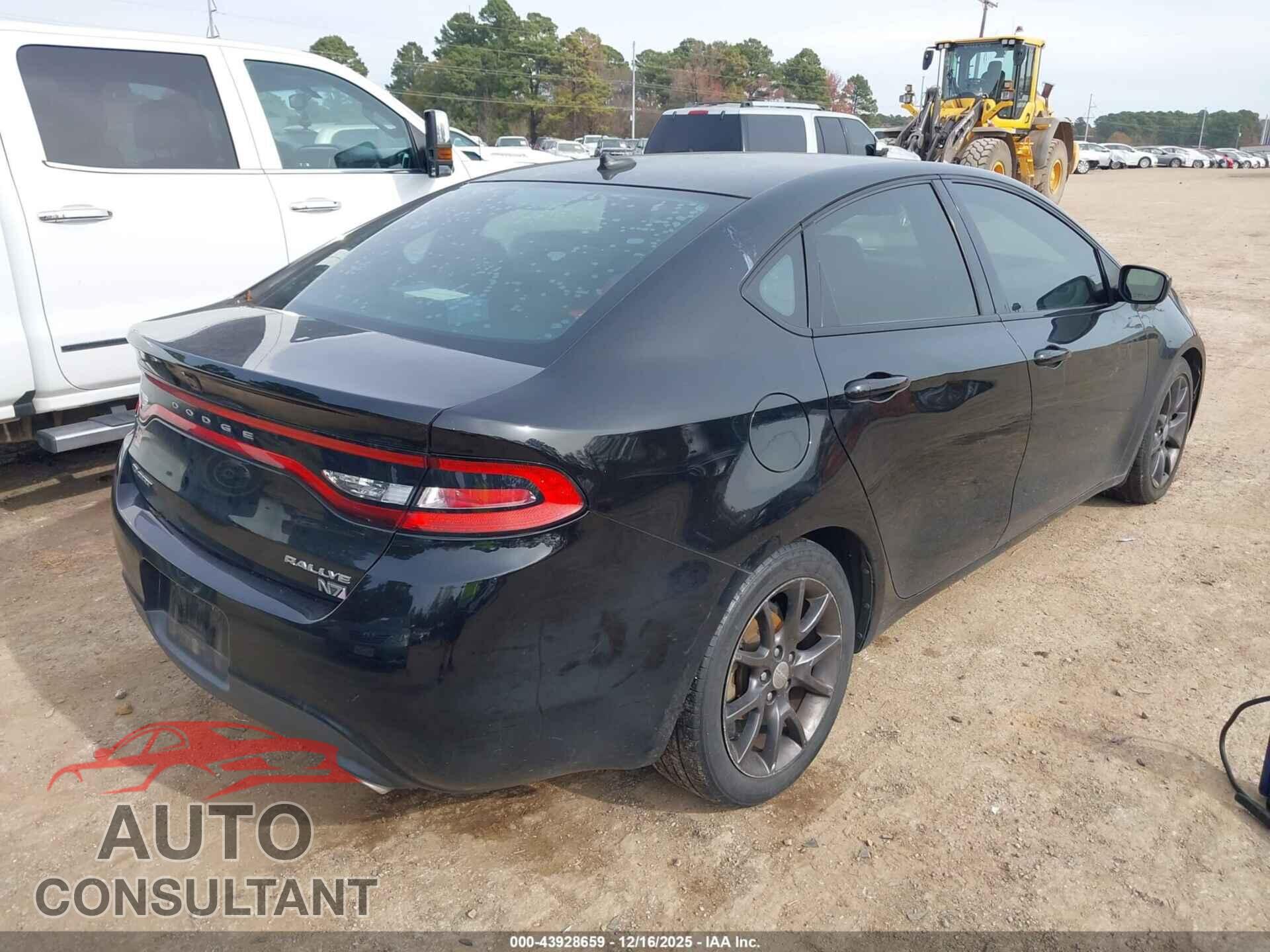 DODGE DART 2015 - 1C3CDFBB9FD403418