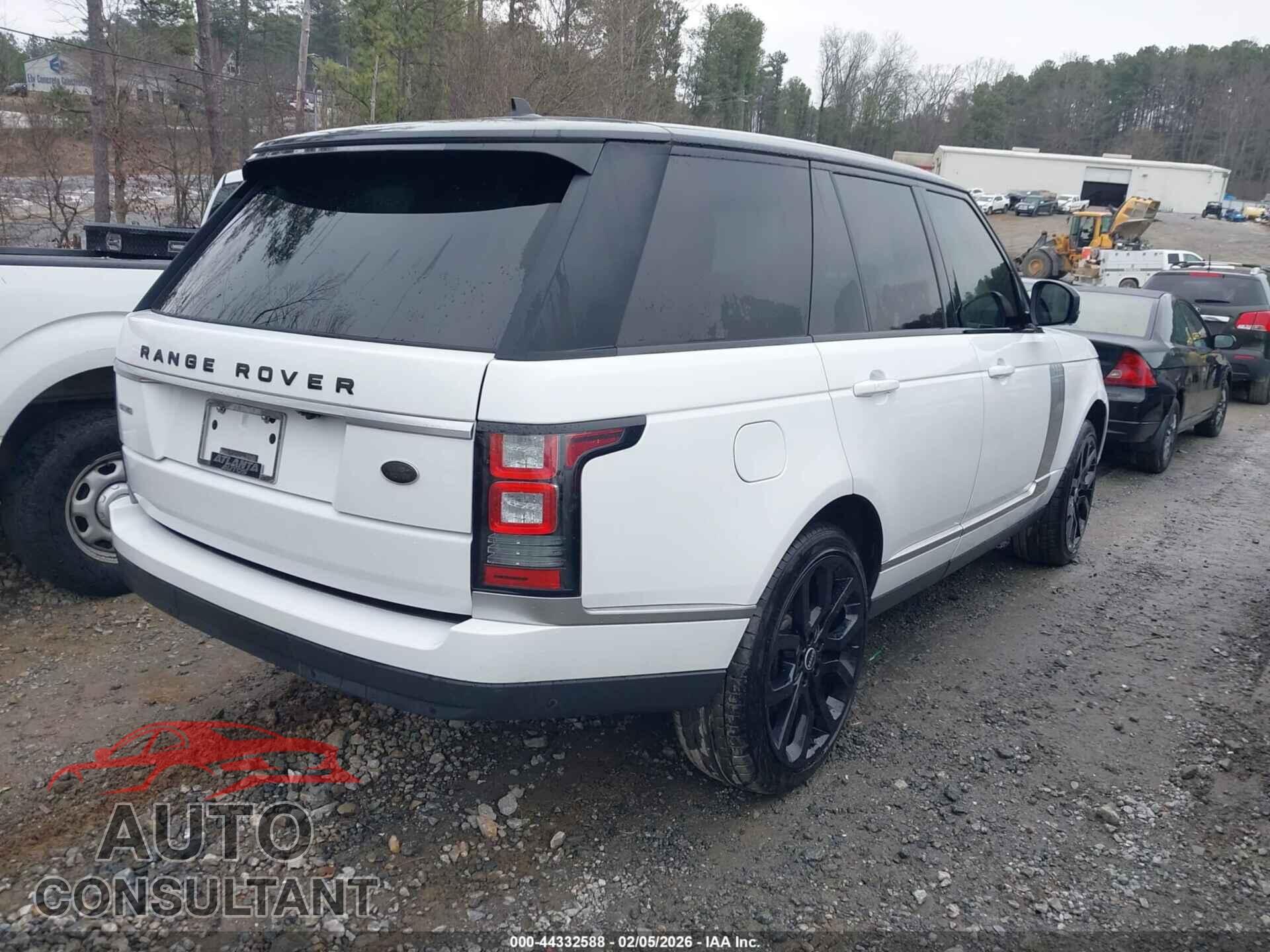 LAND ROVER RANGE ROVER 2016 - SALGS2KF5GA251373
