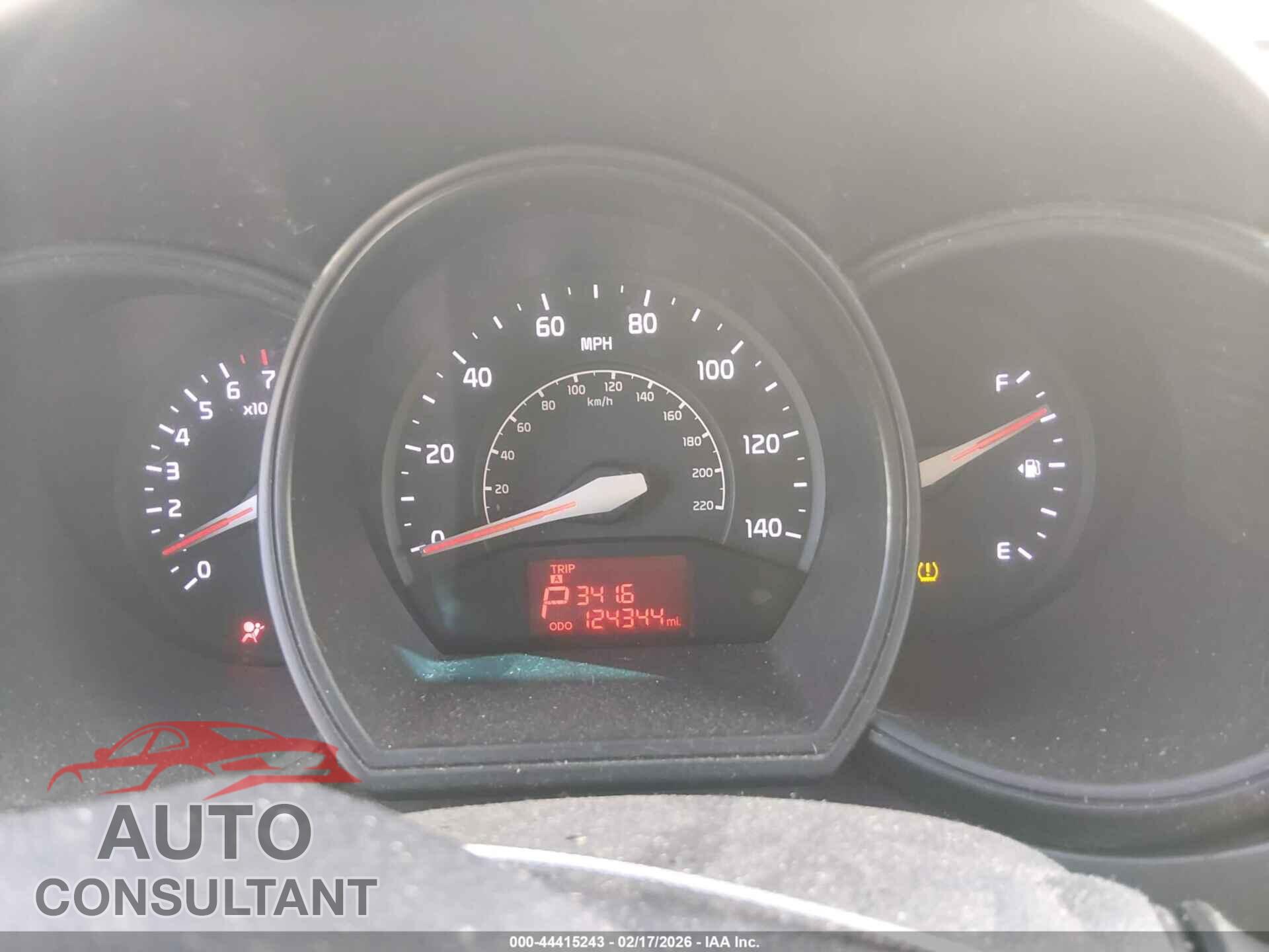 KIA RIO 2012 - KNADN4A36C6075710