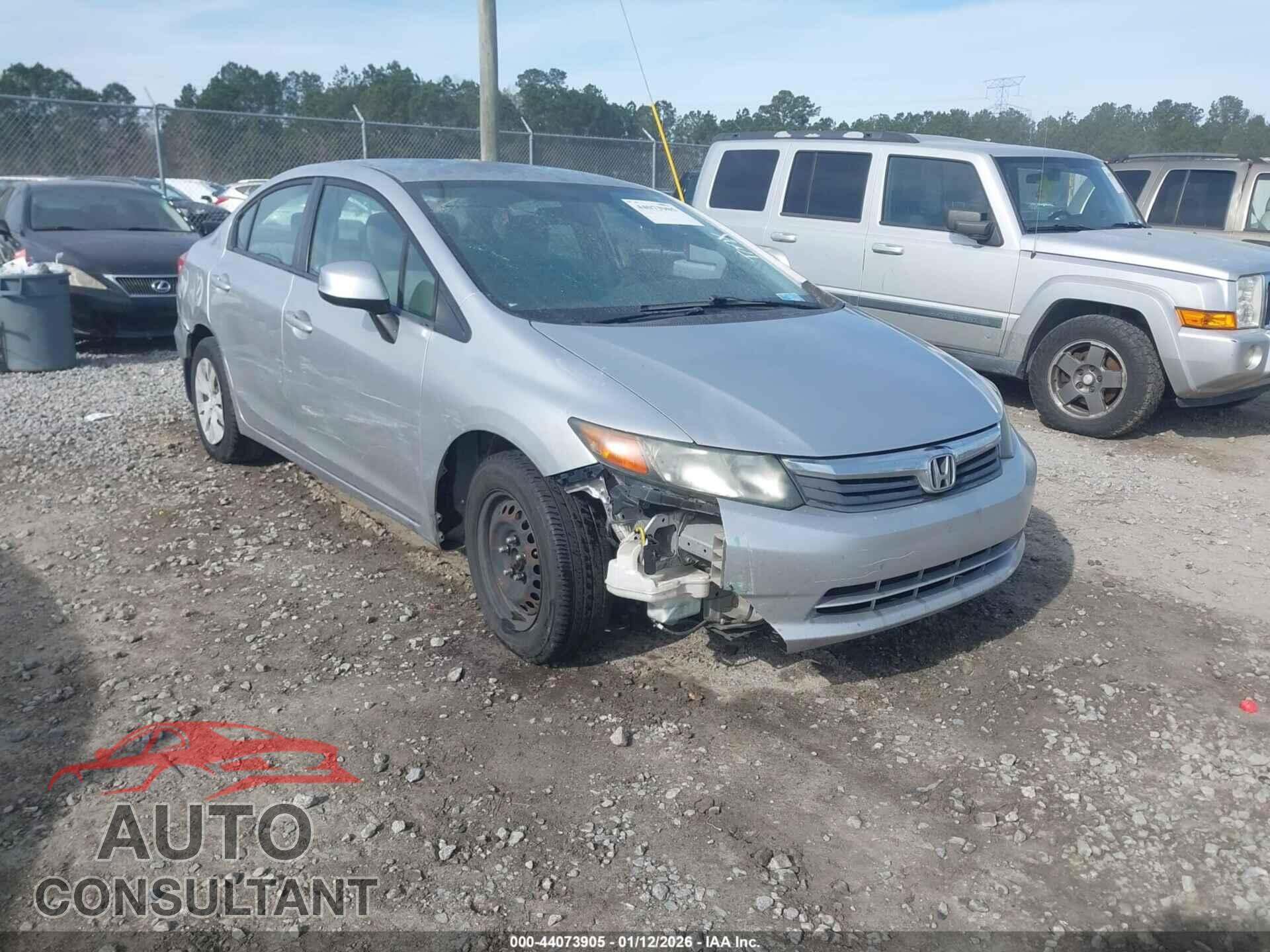 HONDA CIVIC 2012 - 19XFB2F53CE036697