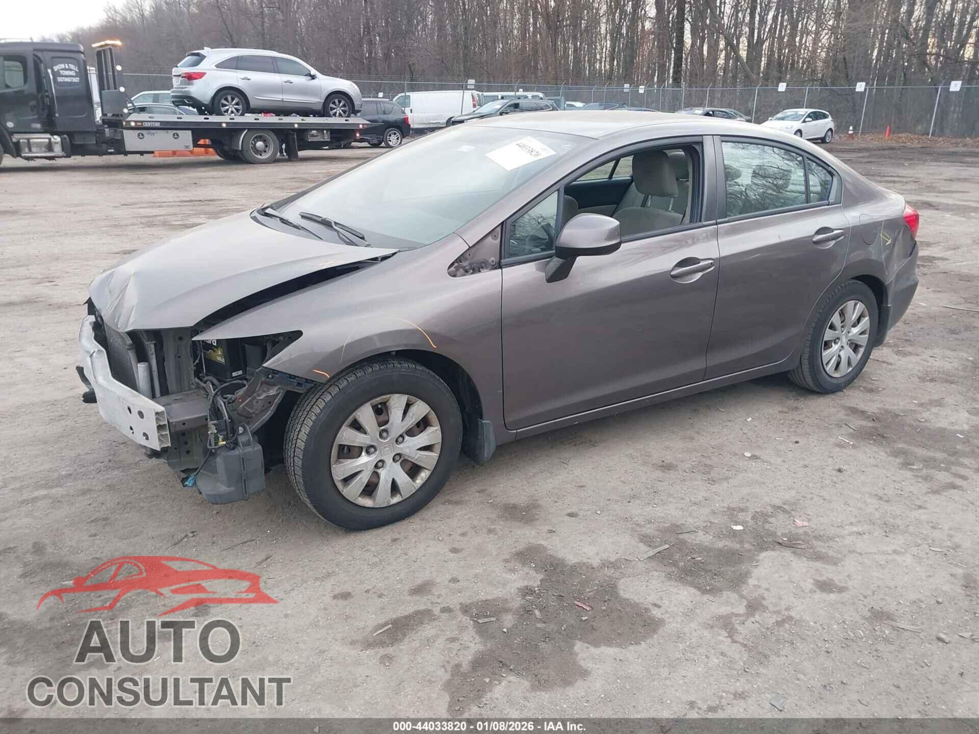HONDA CIVIC 2012 - 2HGFB2F52CH521032